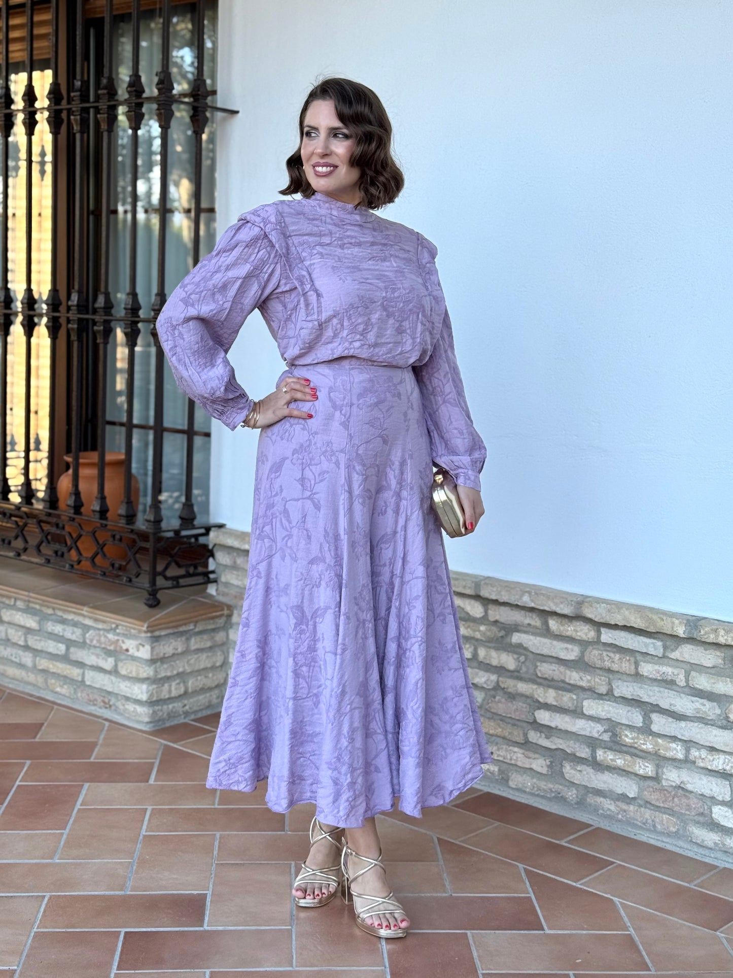 Conjunto Almara Malva Empolvado