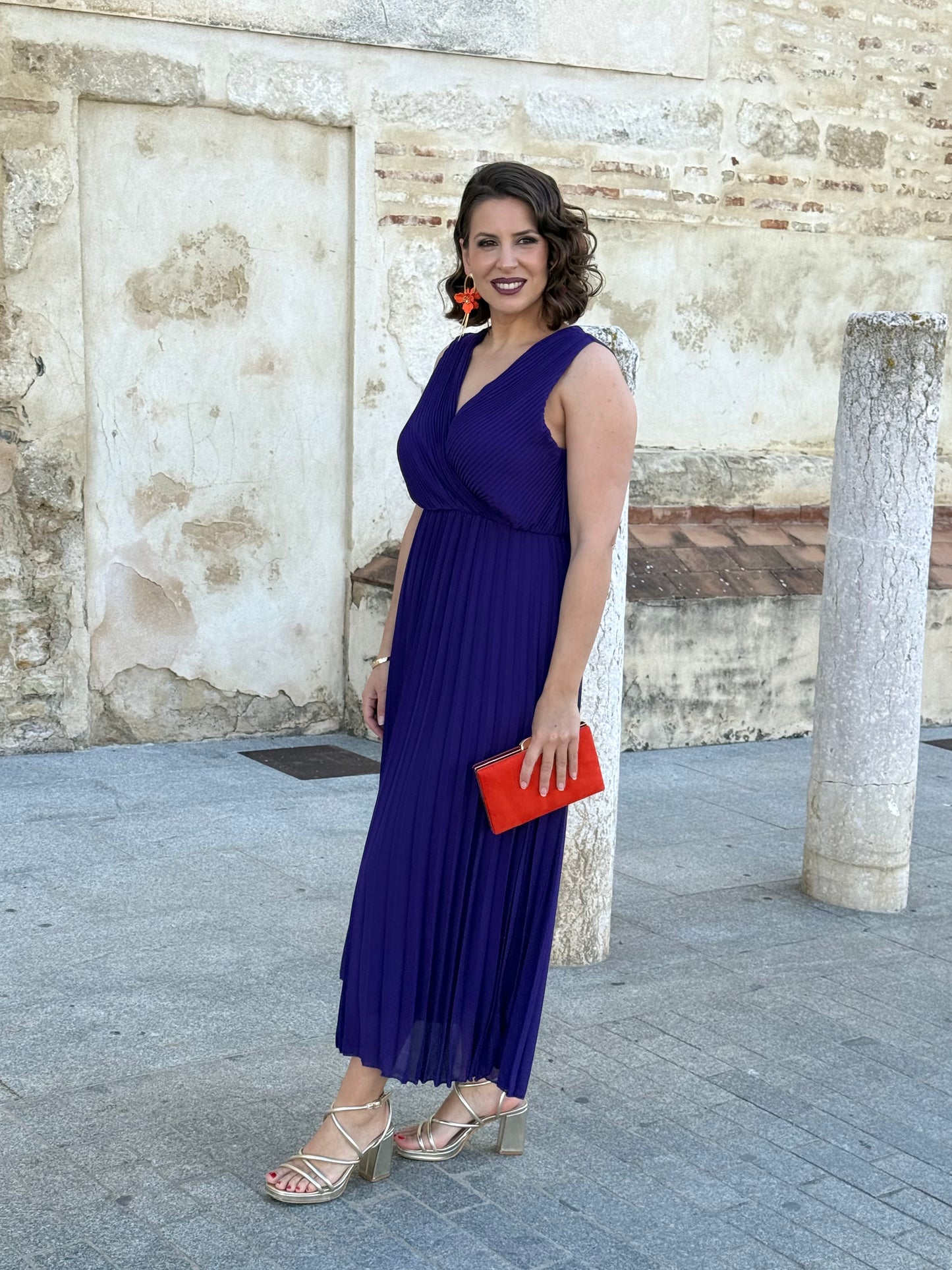 Vestido Sicilia morado