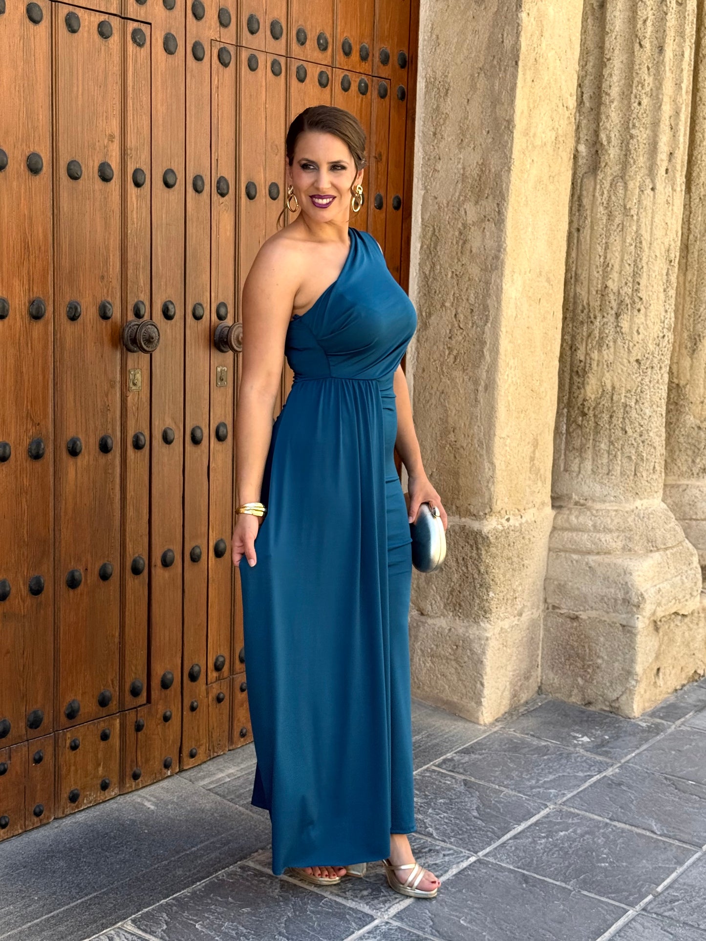 Vestido Salma Petróleo