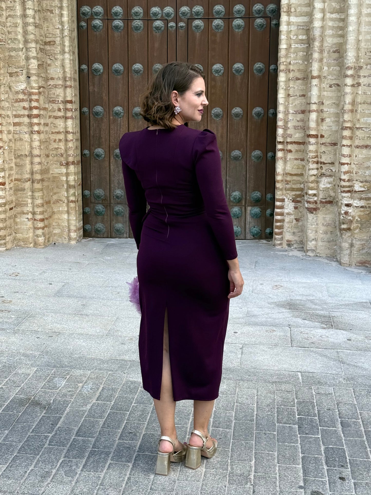 Vestido Cinderella Berenjena