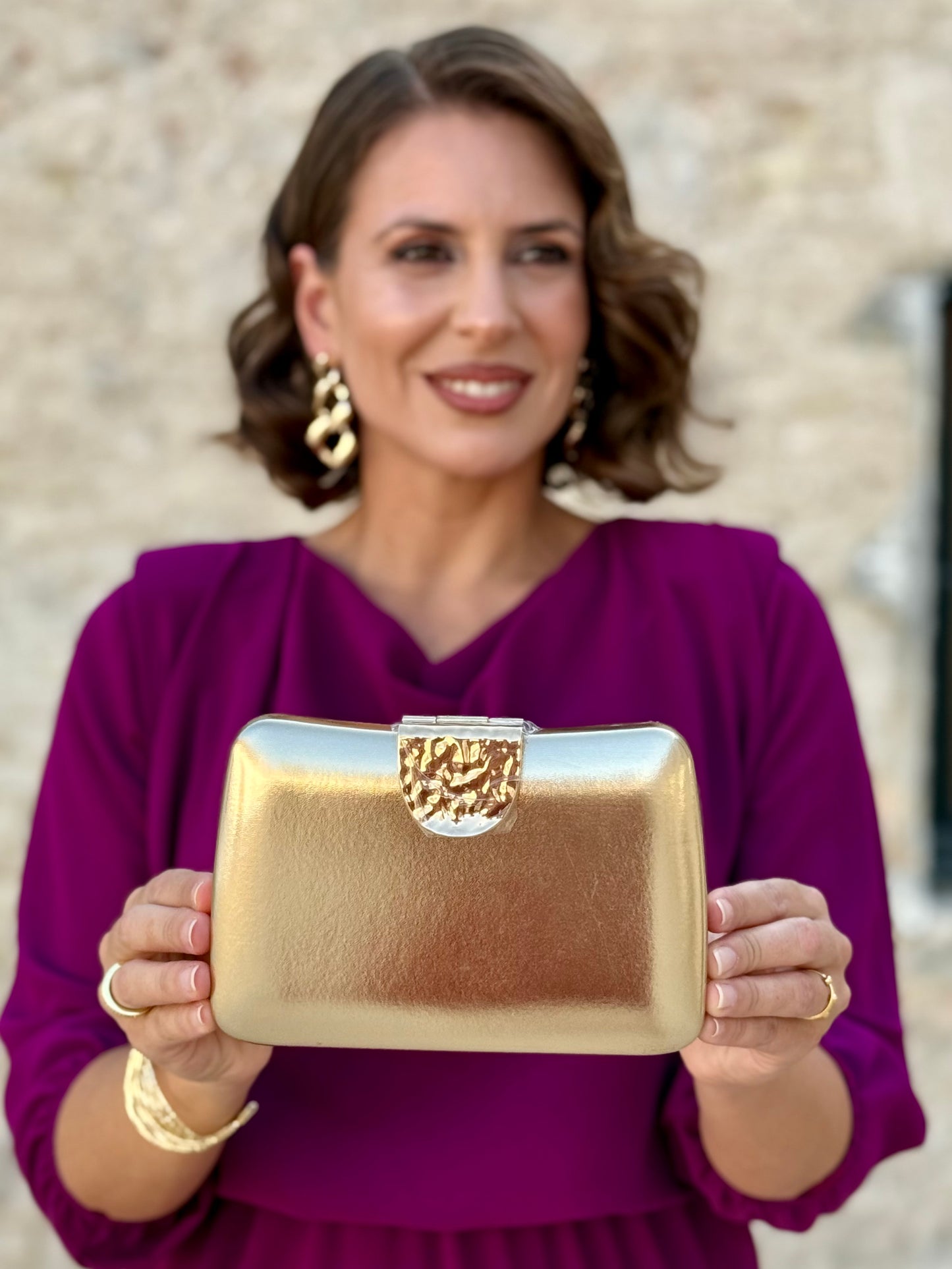 Bolso Saray Dorado