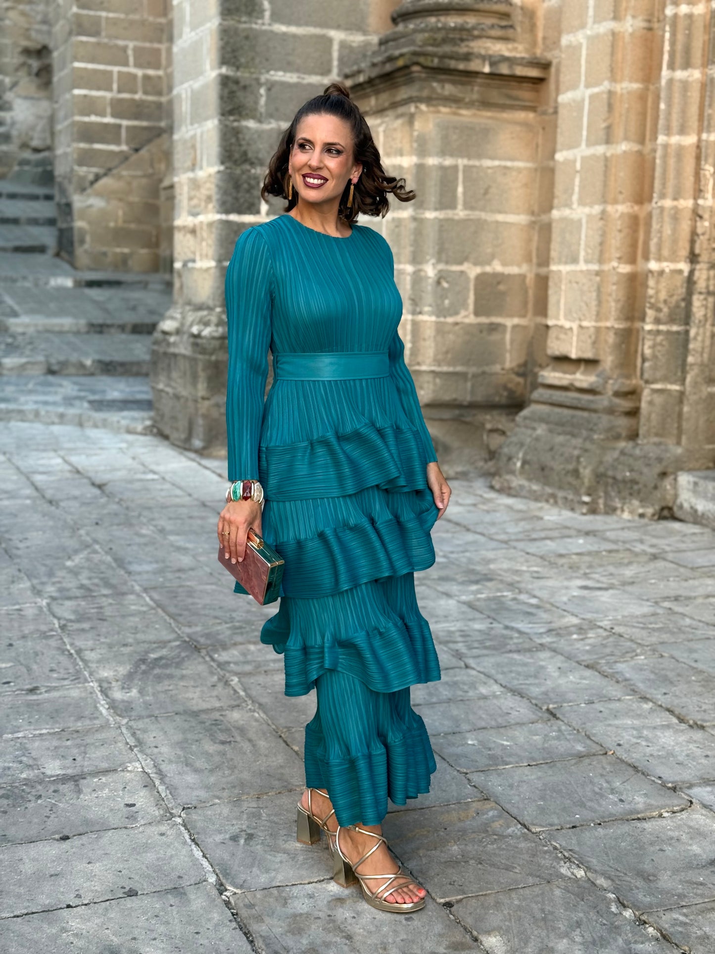 Vestido Lucrecia Turquesa