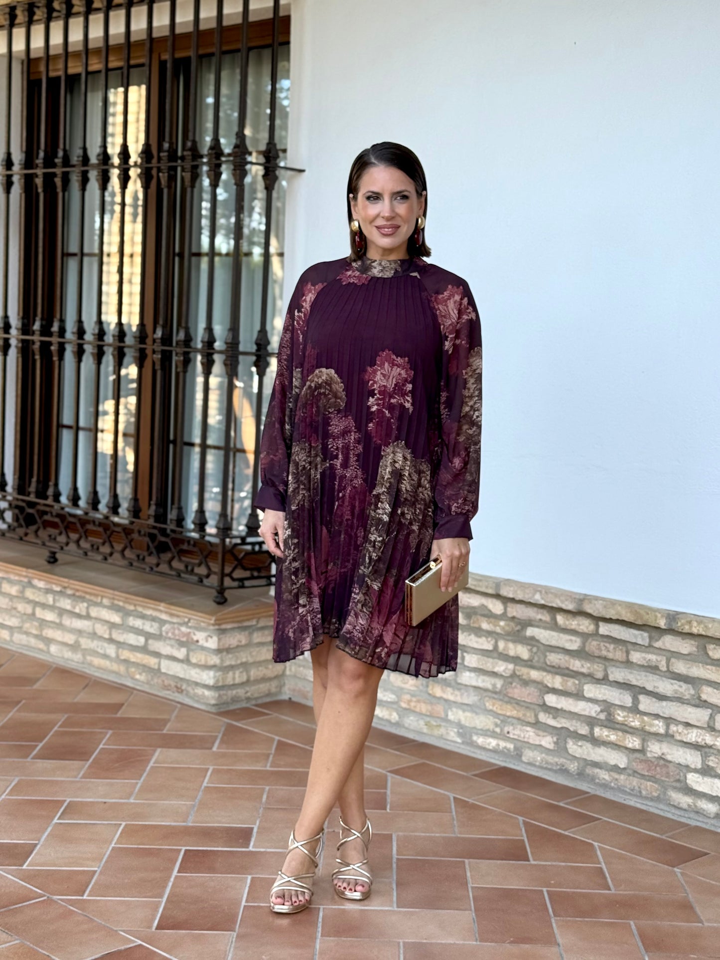 Vestido Iris Granate