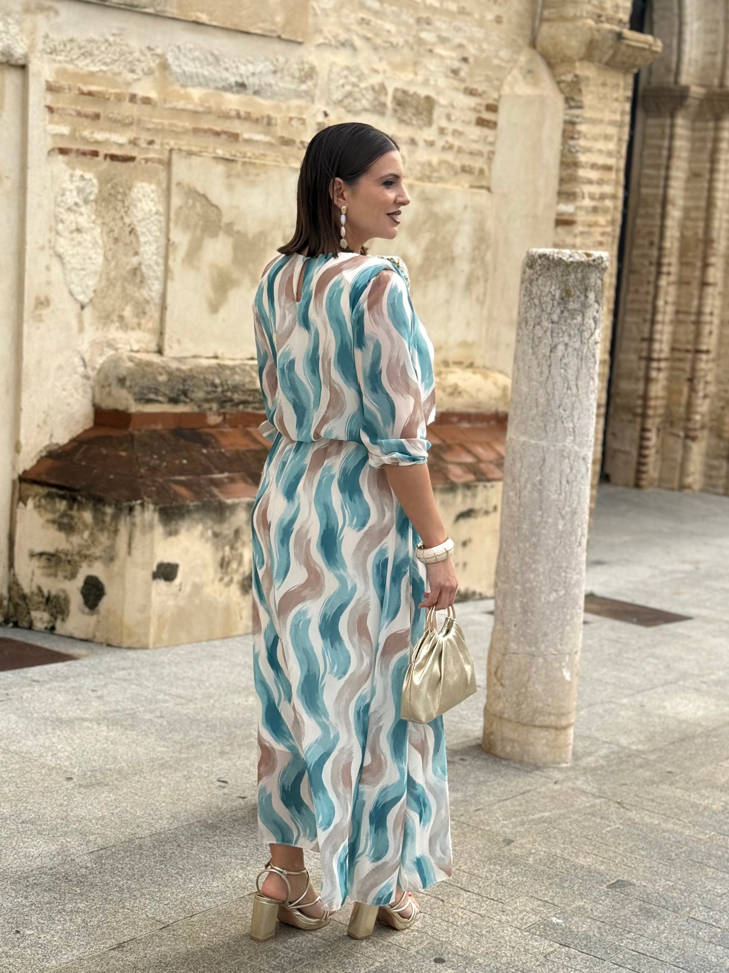 Vestido Mónica Azulado