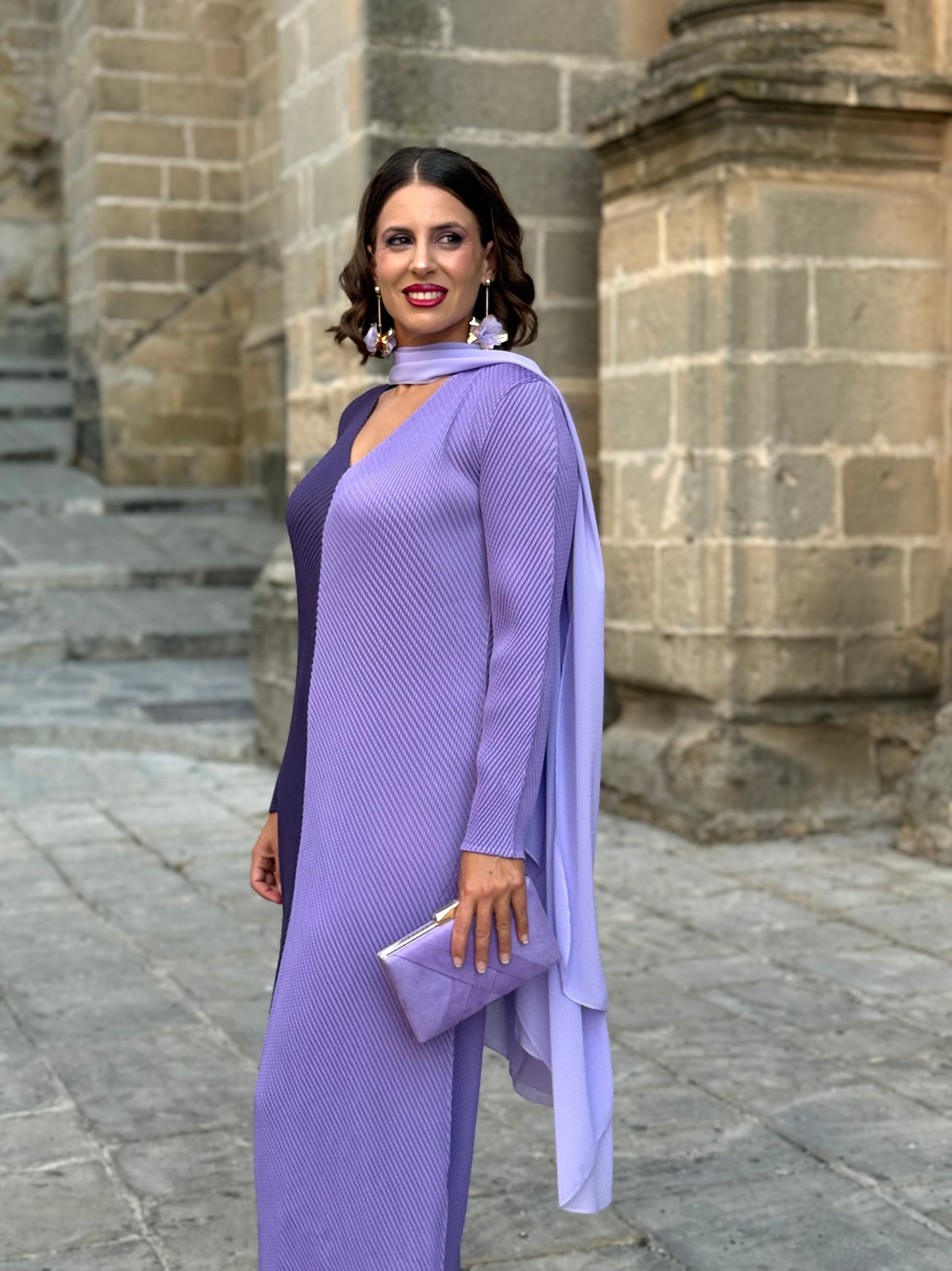 Capa De Gasa Malva