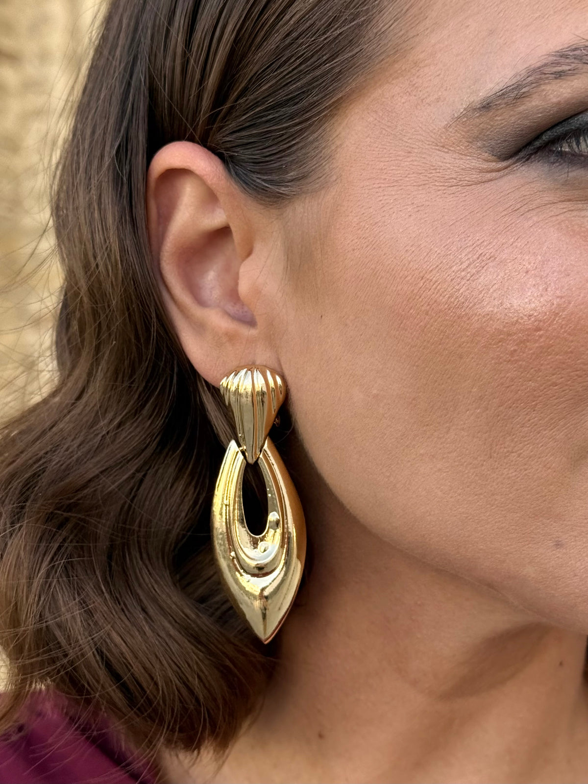 Pendientes Selene Dorado