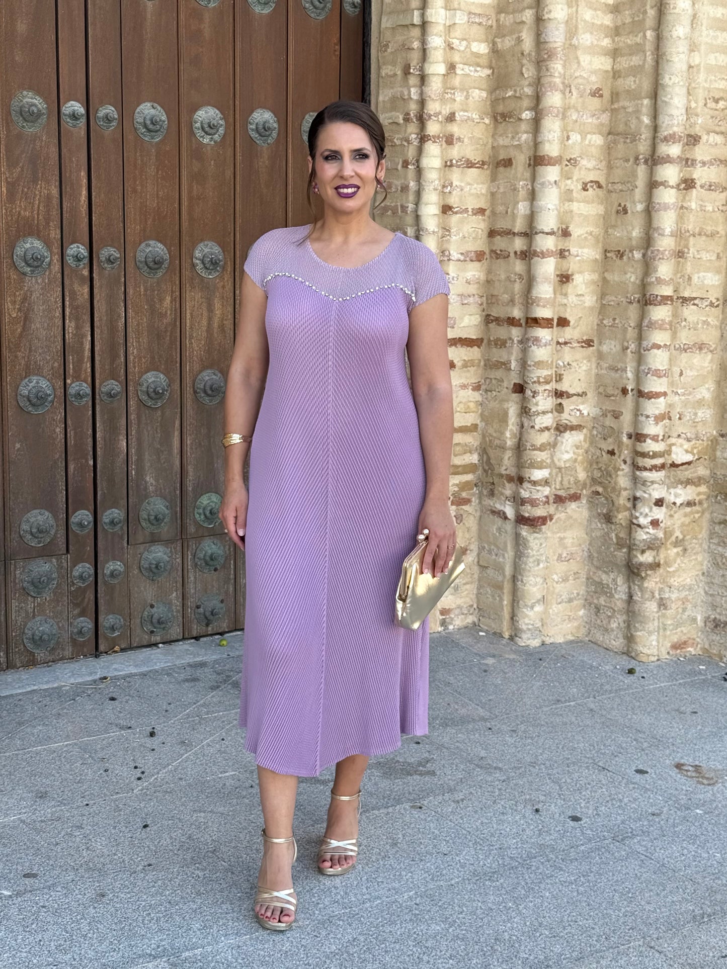 Vestido Alira Malva
