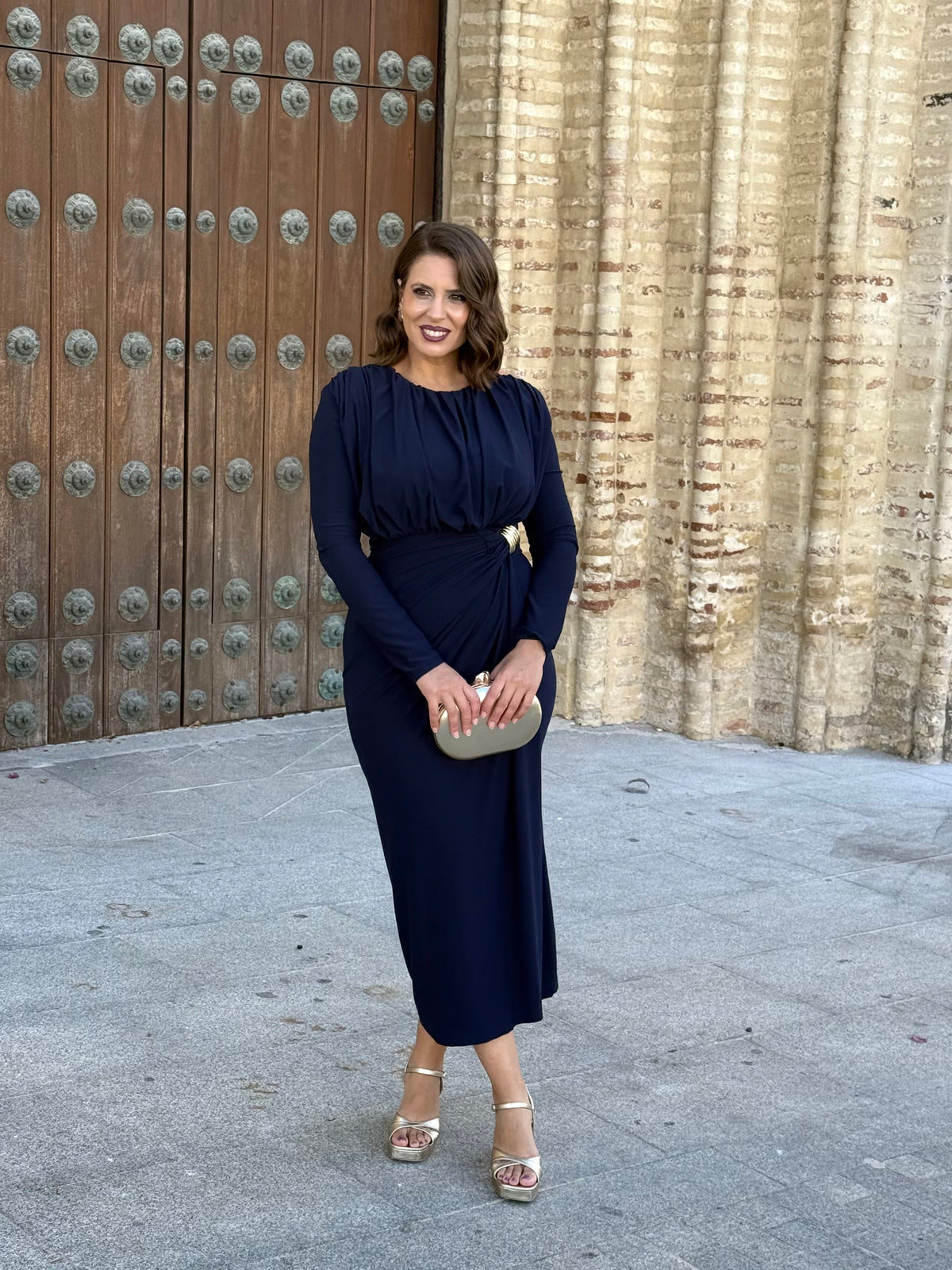 Vestido Murano Azul Marino