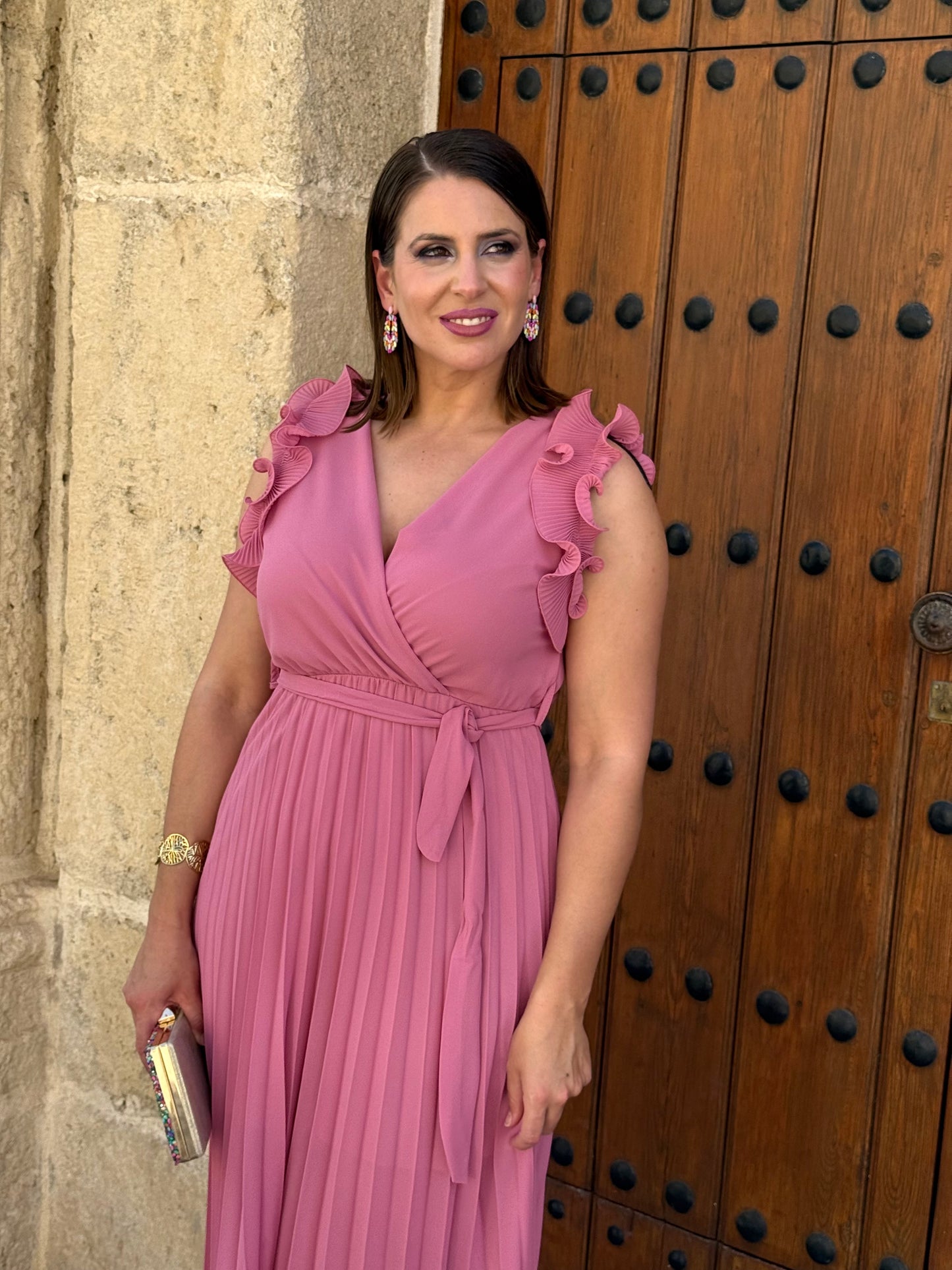 Vestido Aura Rosa