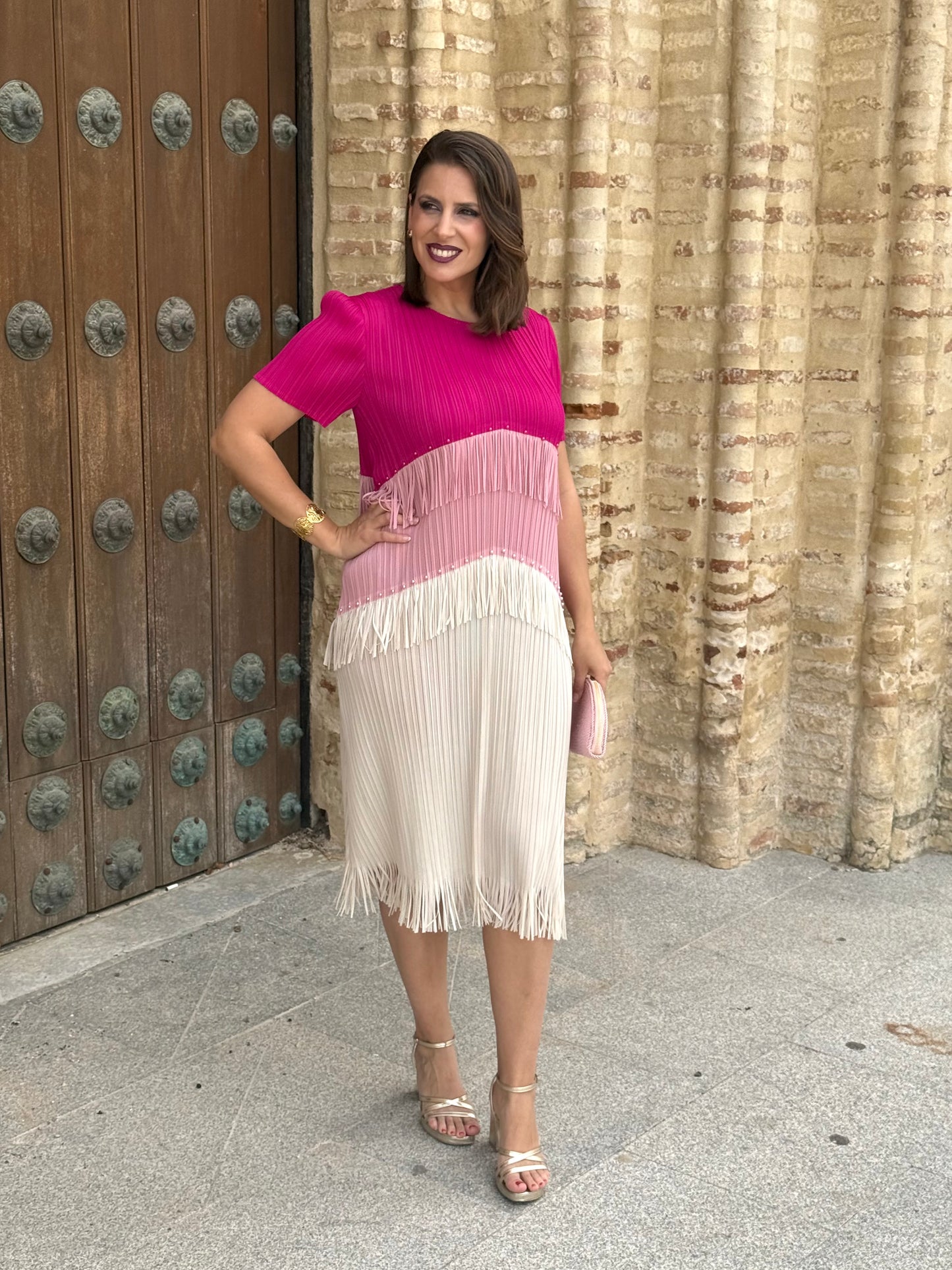Vestido Berta Rosa