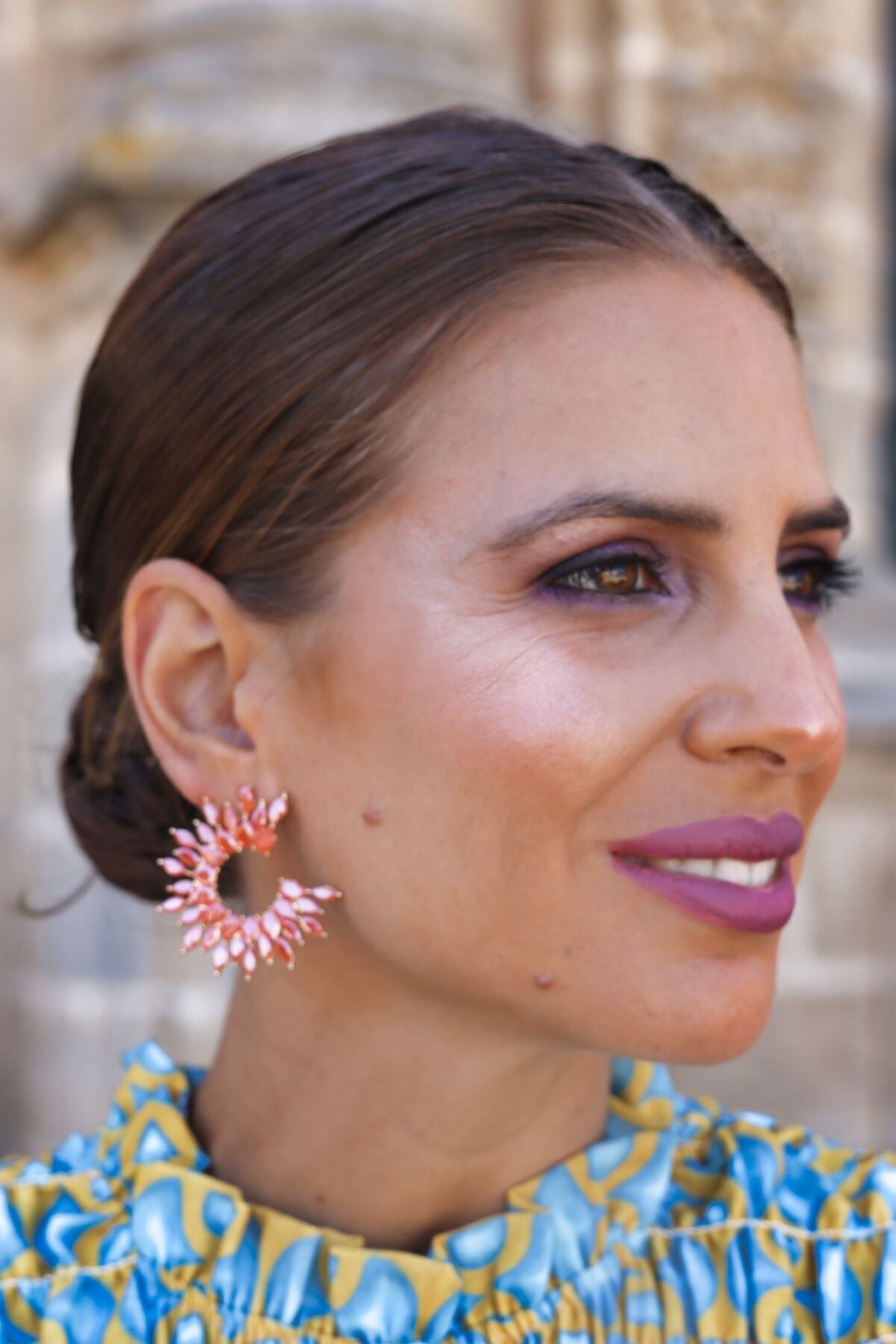 Pendientes Rosaura Naranja