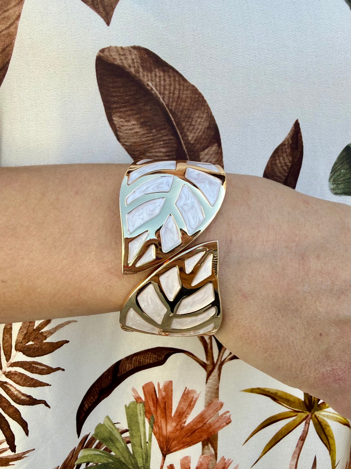 Pulsera Hoja Nácar