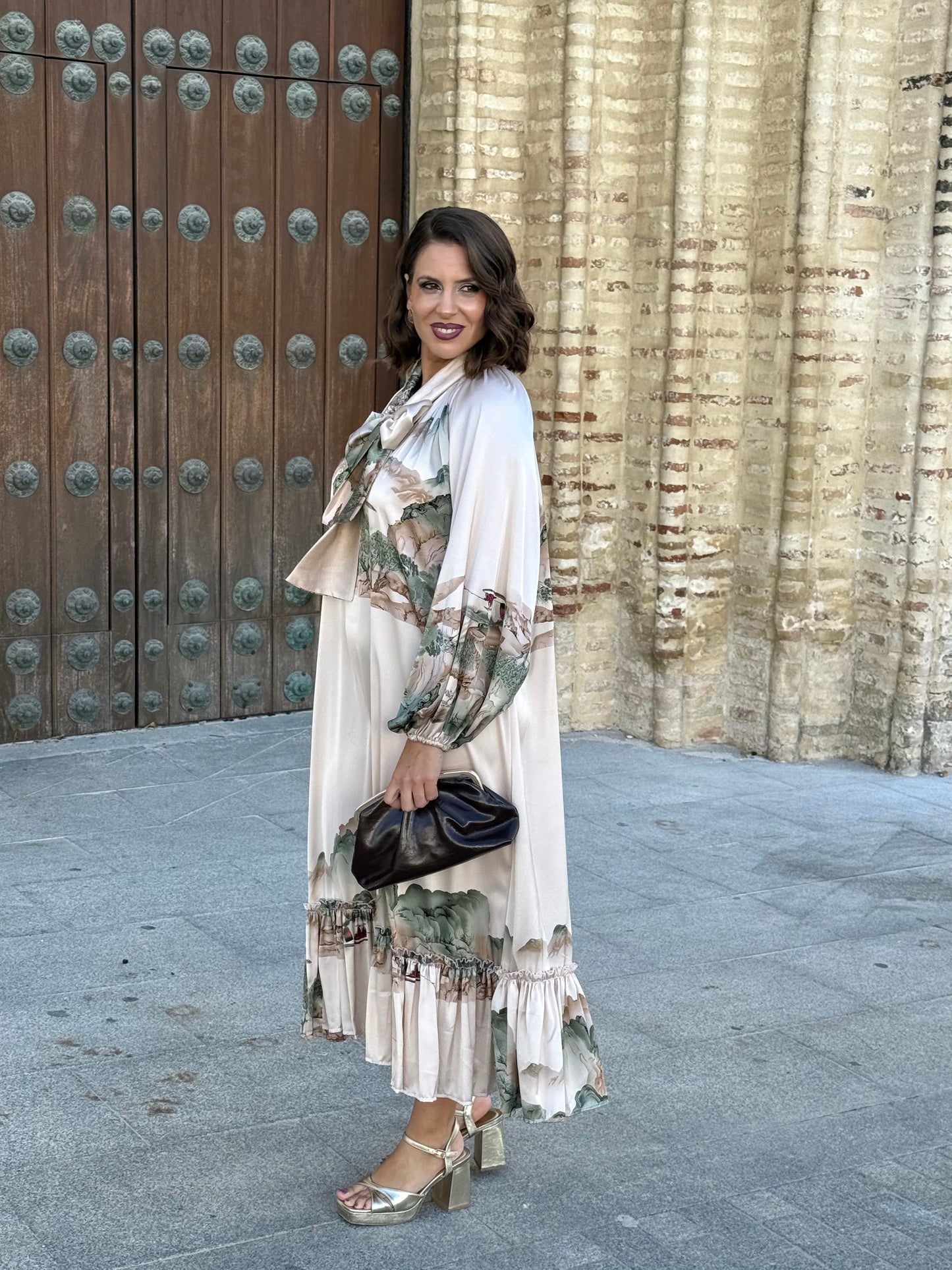 Vestido Karol Beige