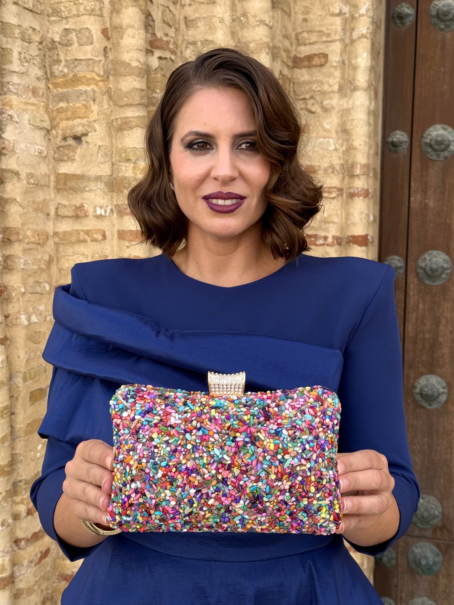 Bolso Piedras Multicolor