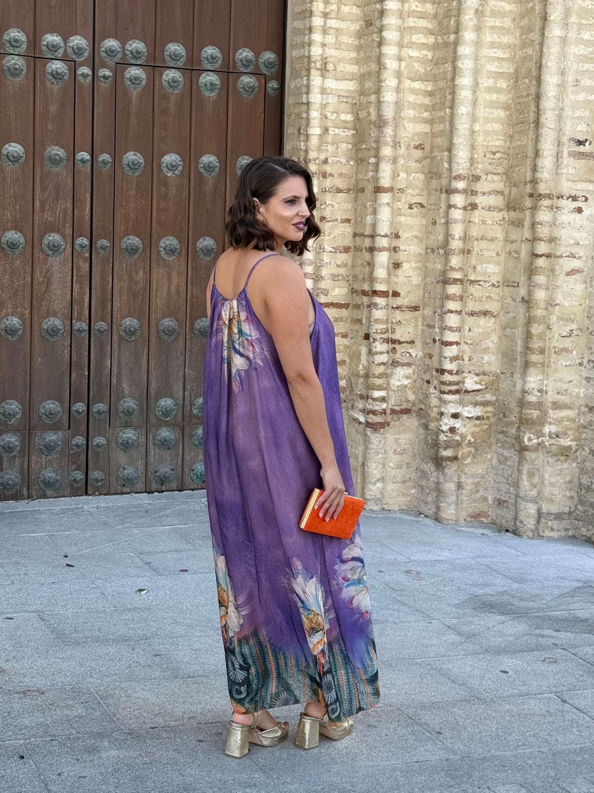 Vestido + Capa Samira Morado