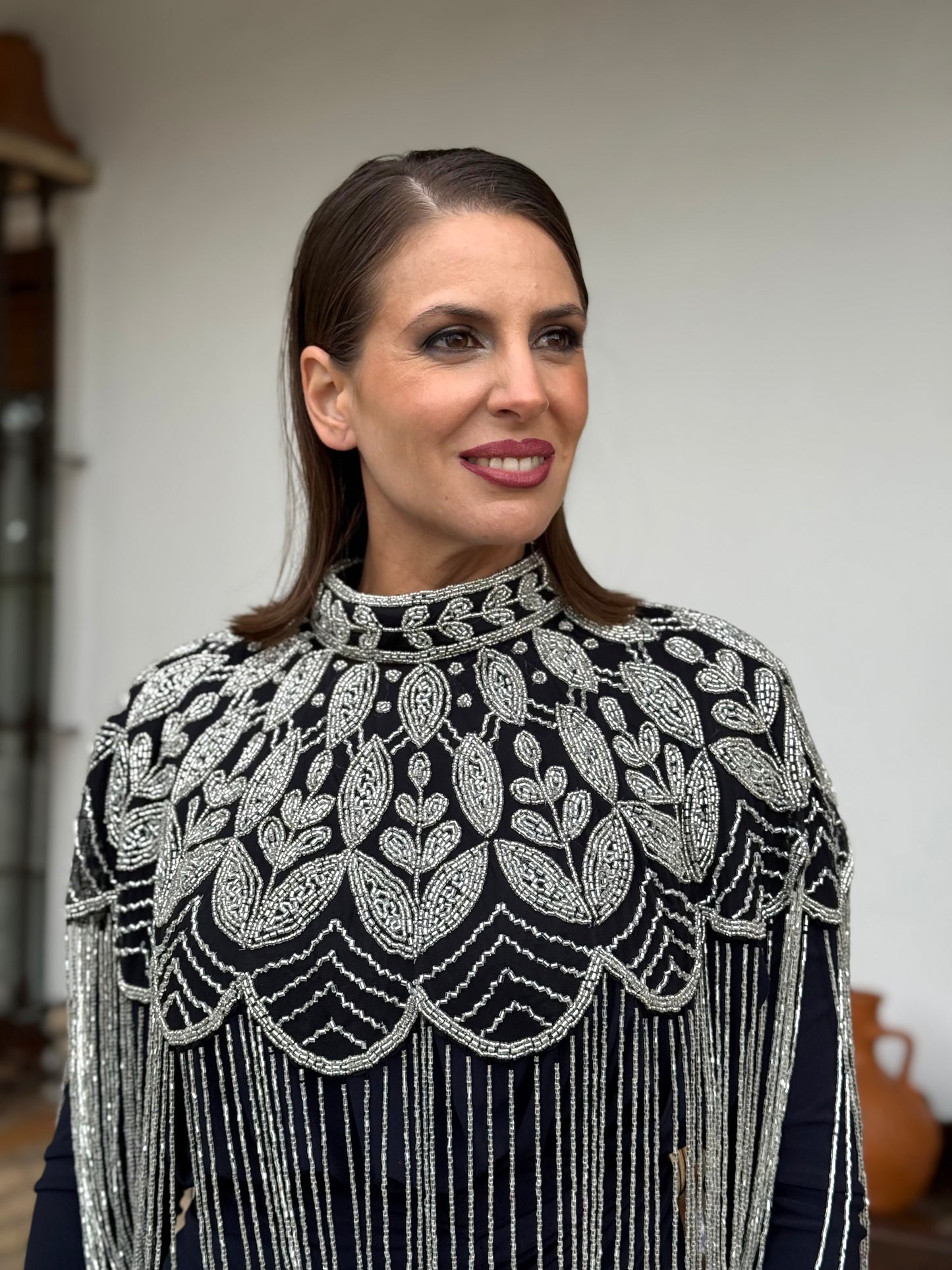 Capa de Pedrería Plata