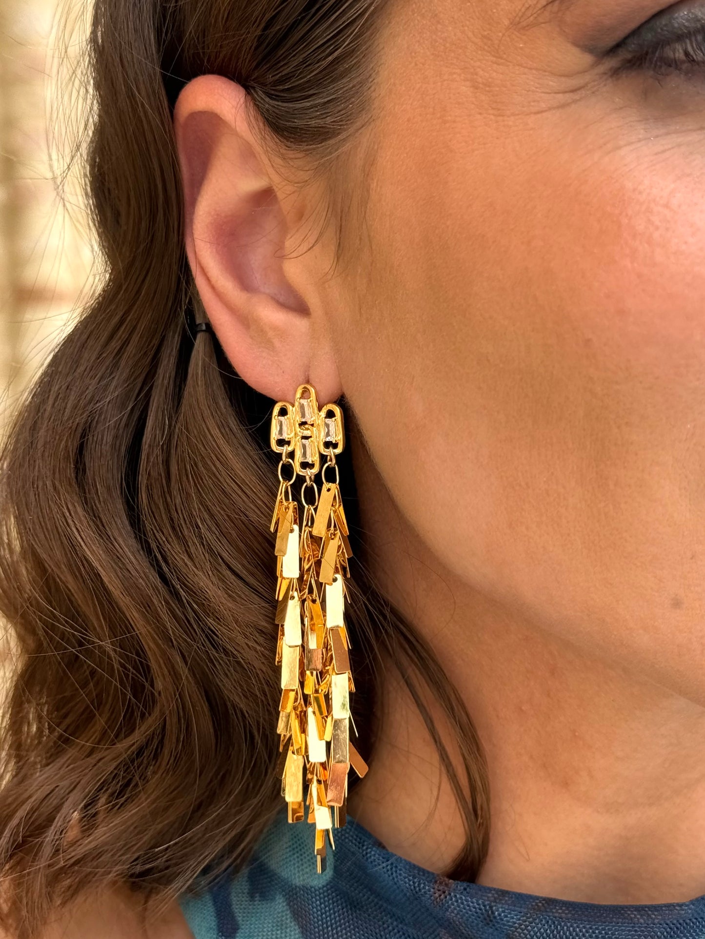 Pendientes Everest Dorado