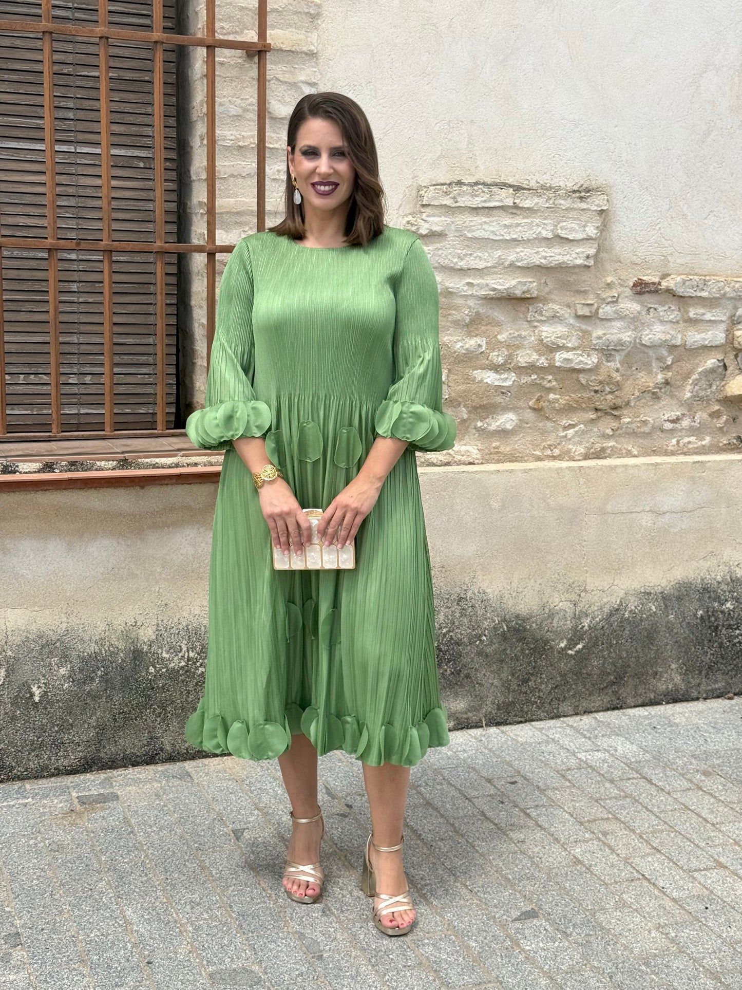 Vestido Anastasia Verde Manzana