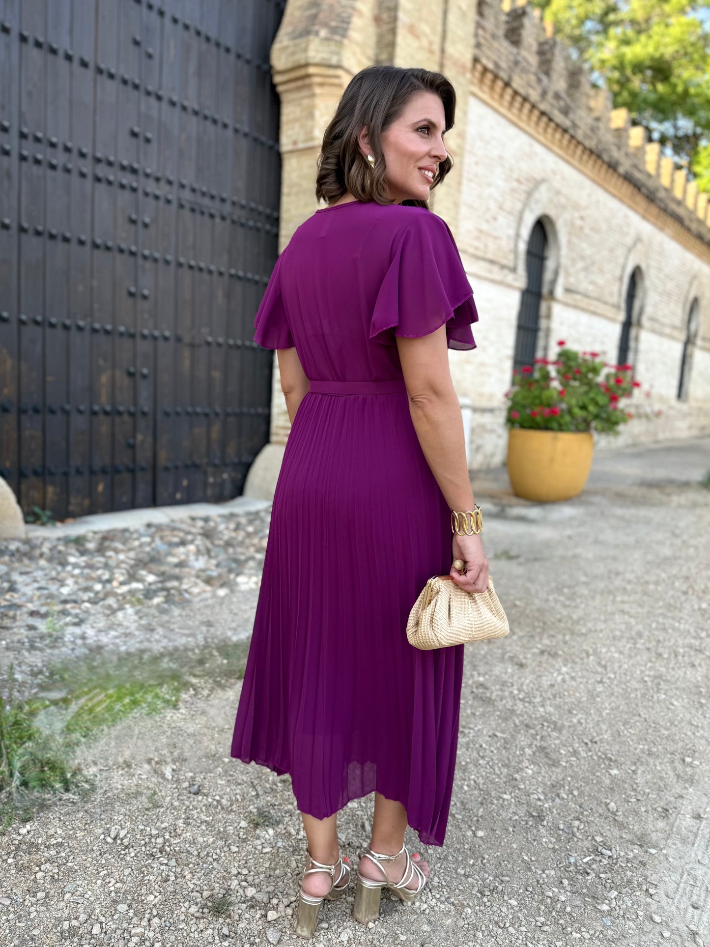 Vestido Valeria Buganvilla