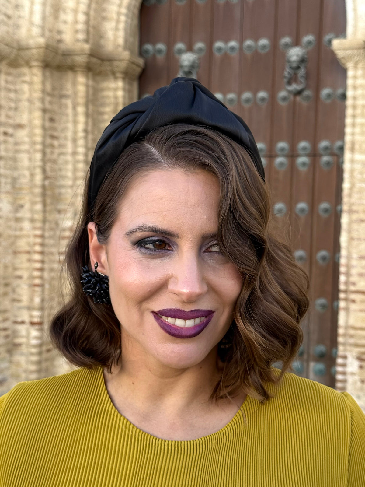 Diadema Nogal Negra