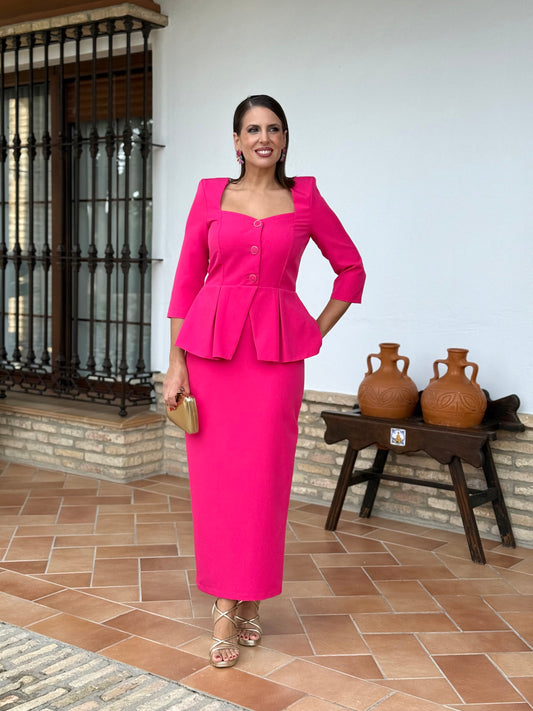 Vestido Soleá Fucsia