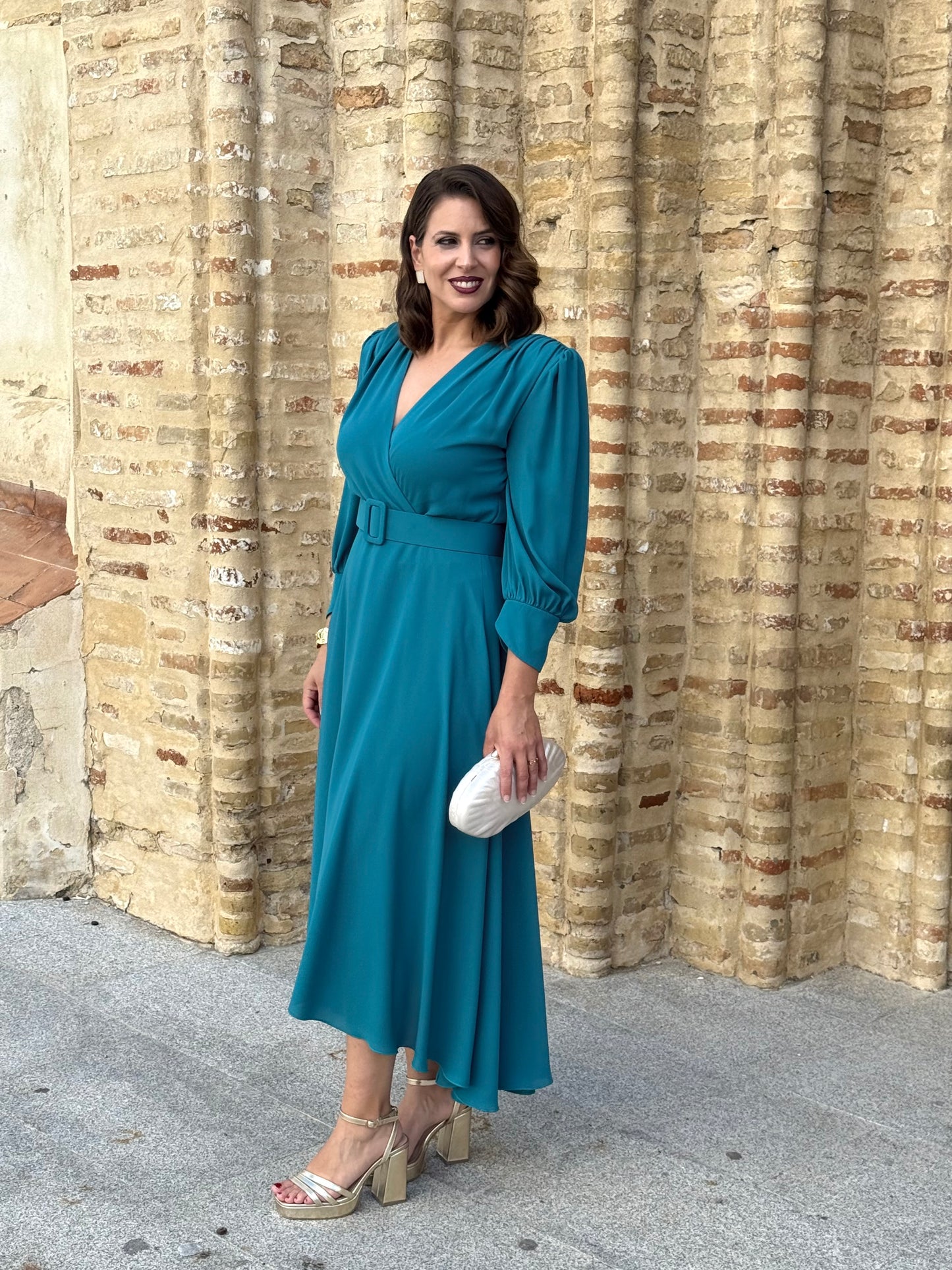 Vestido Sonsoles Petróleo