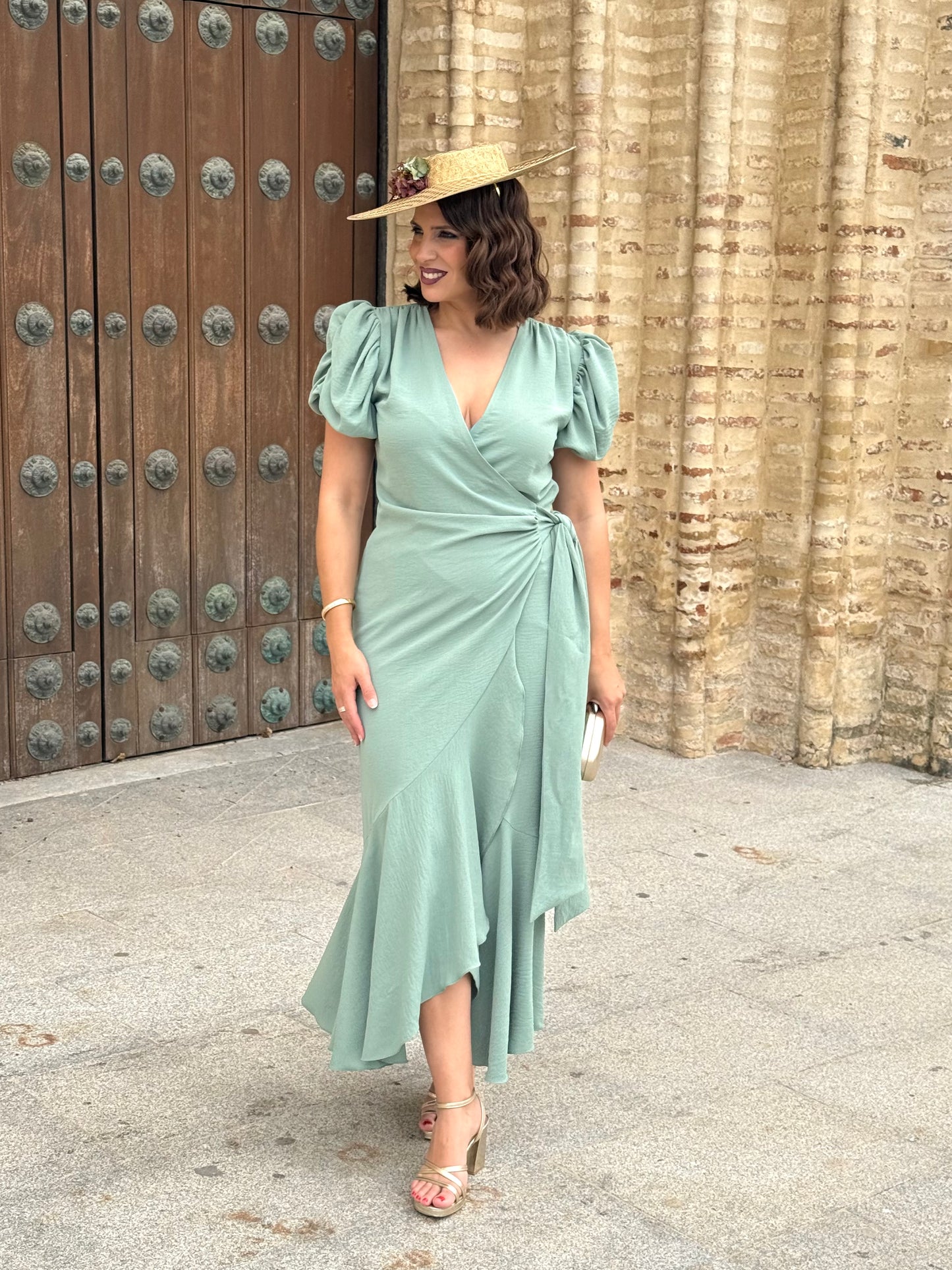 Vestido Emilia Verde Mar