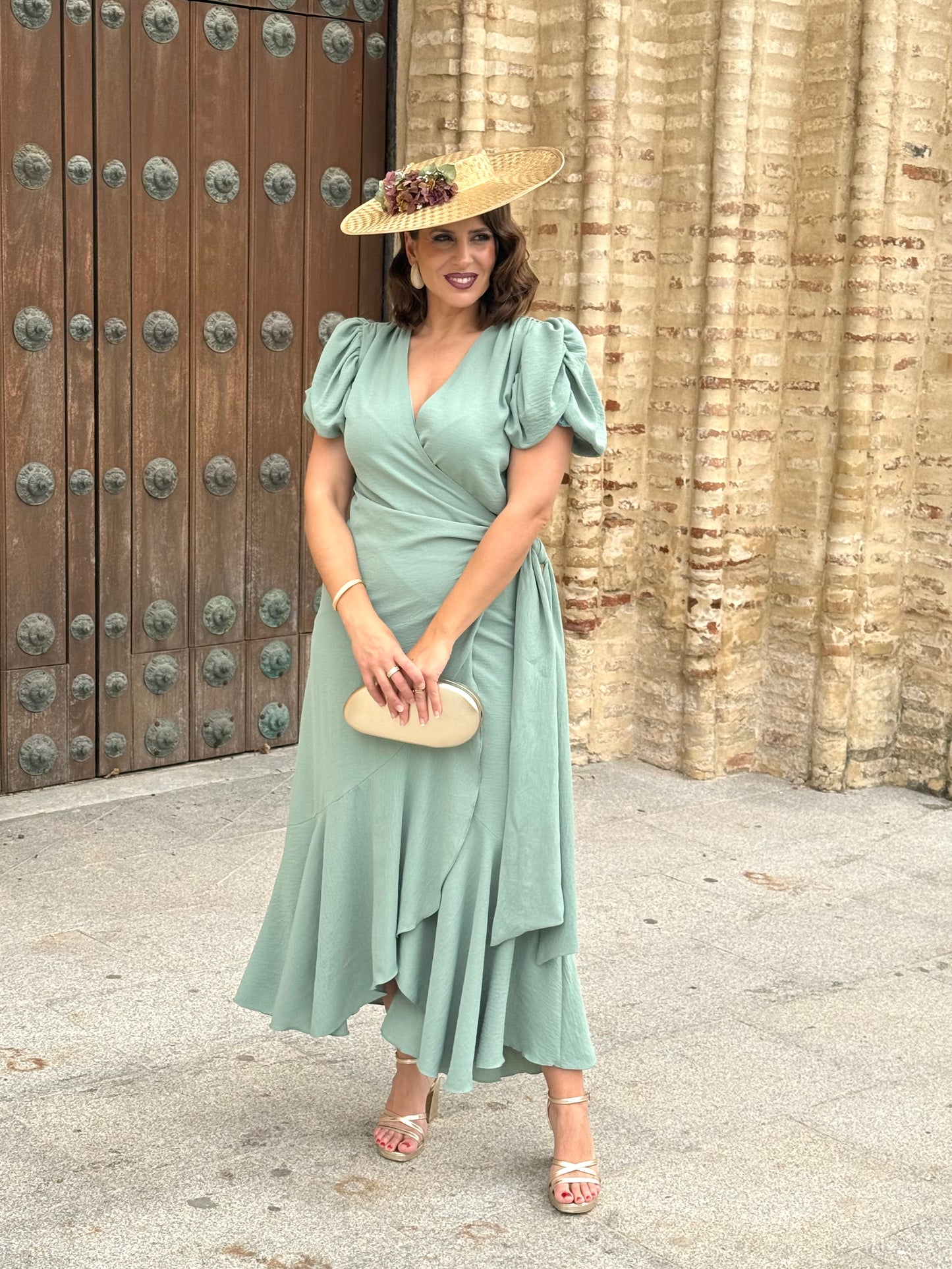 Vestido Emilia Verde Mar