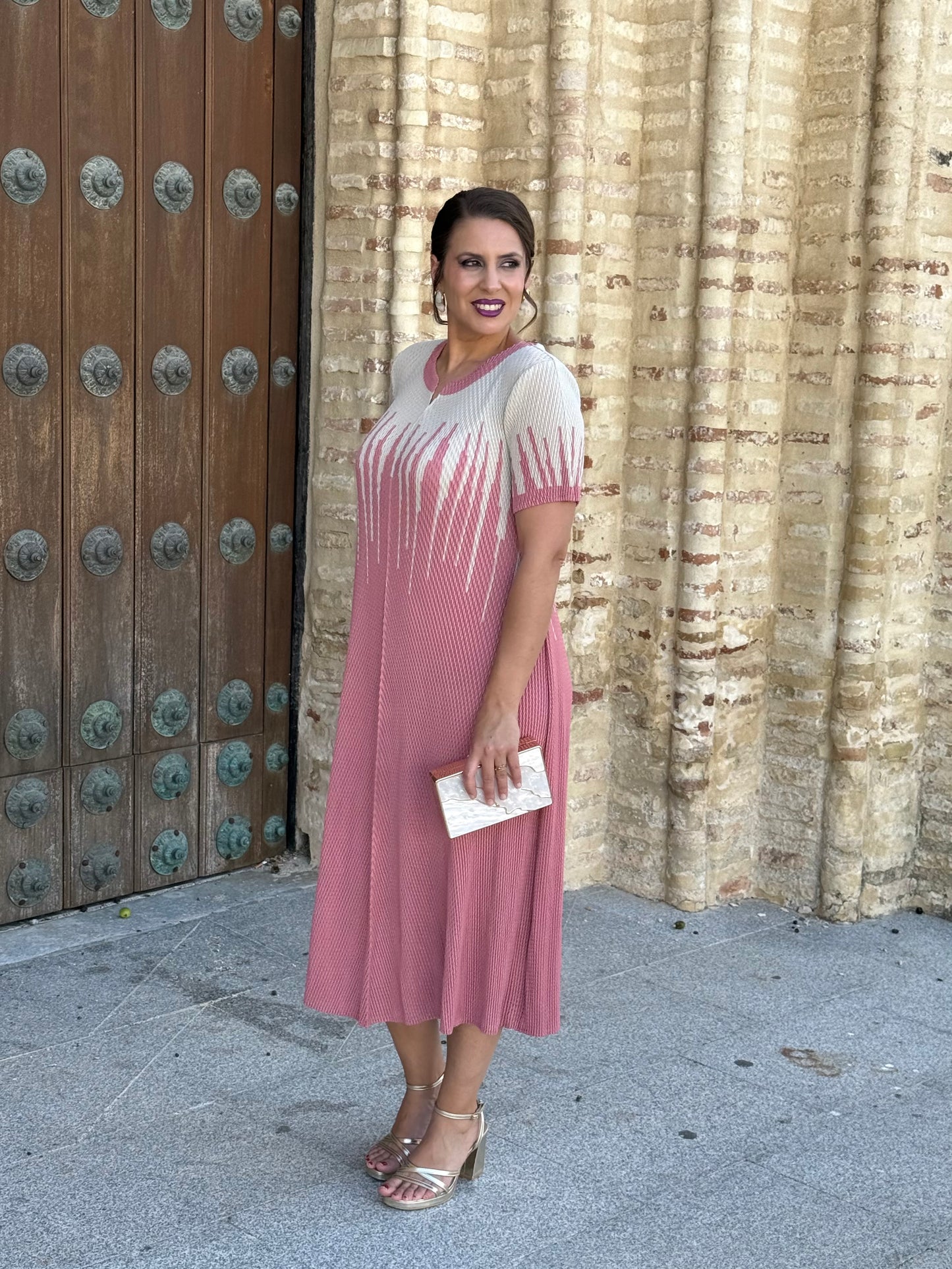 Vestido Lisandra Rosa