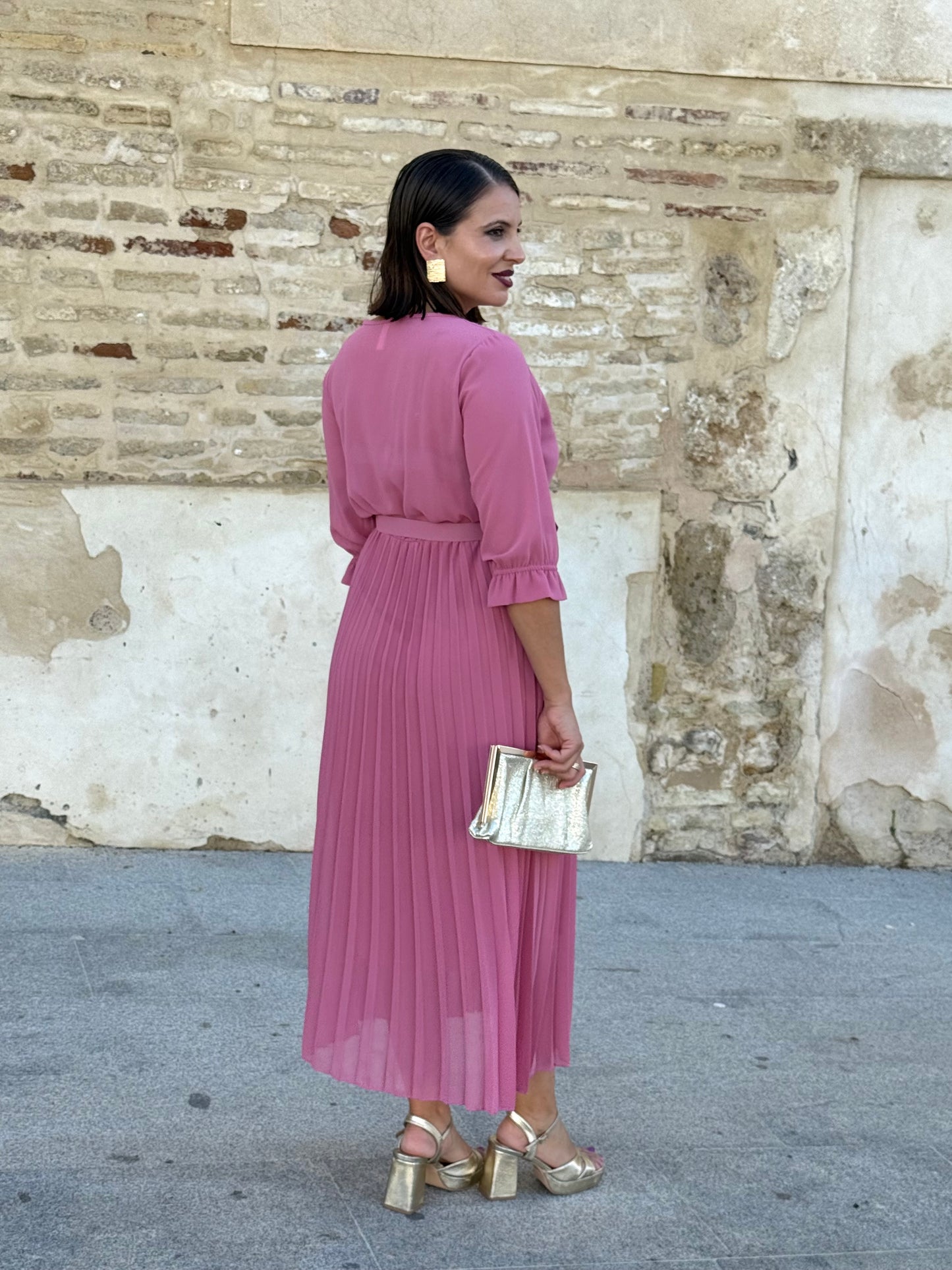 Vestido Harmonía Rosa