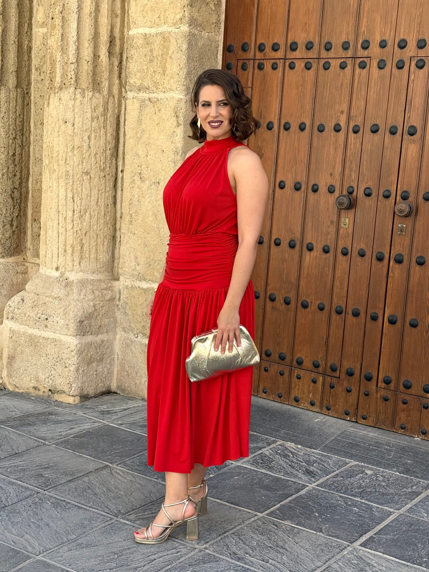 Vestido Aurelia Rojo