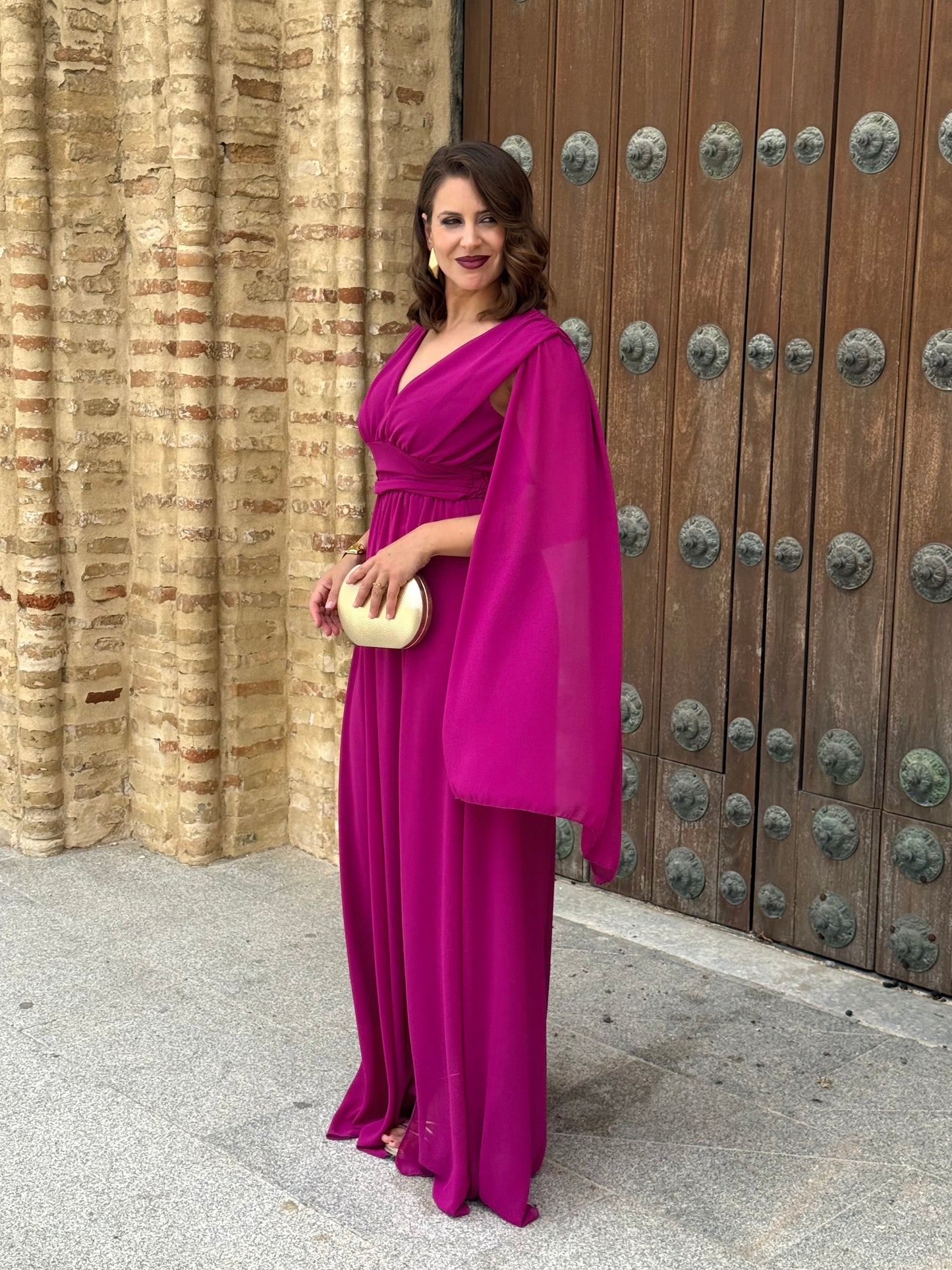 Vestido Antonela Buganvilla