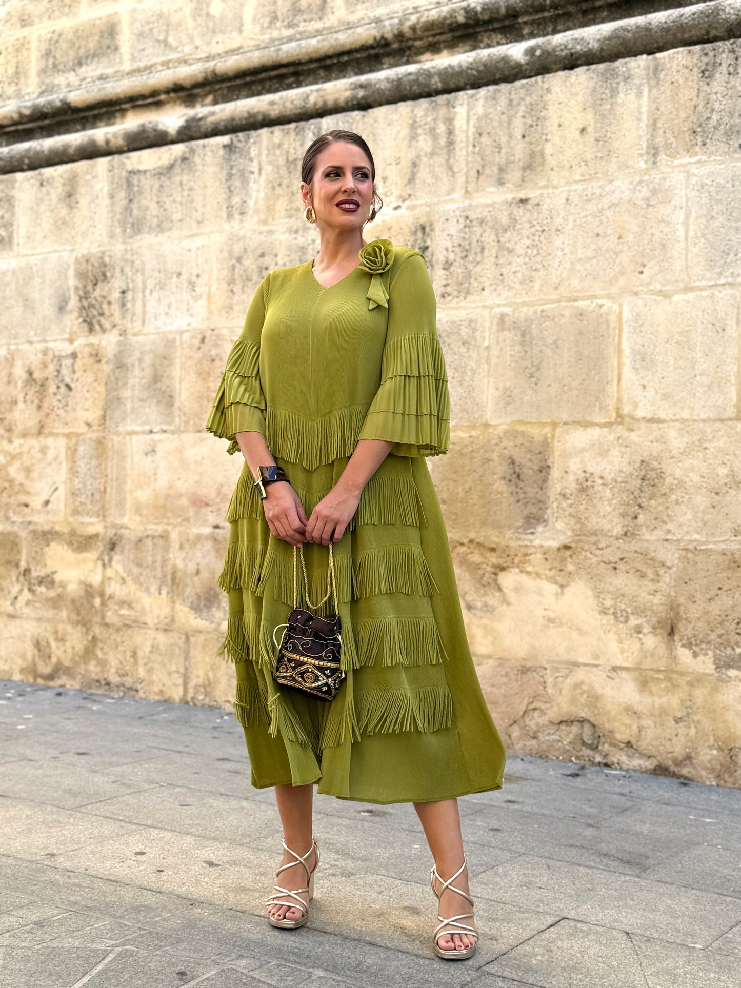 Vestido Cordelia Pistacho