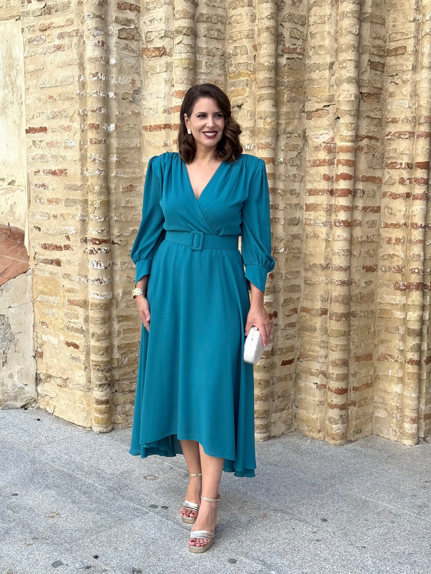 Vestido Sonsoles Petróleo