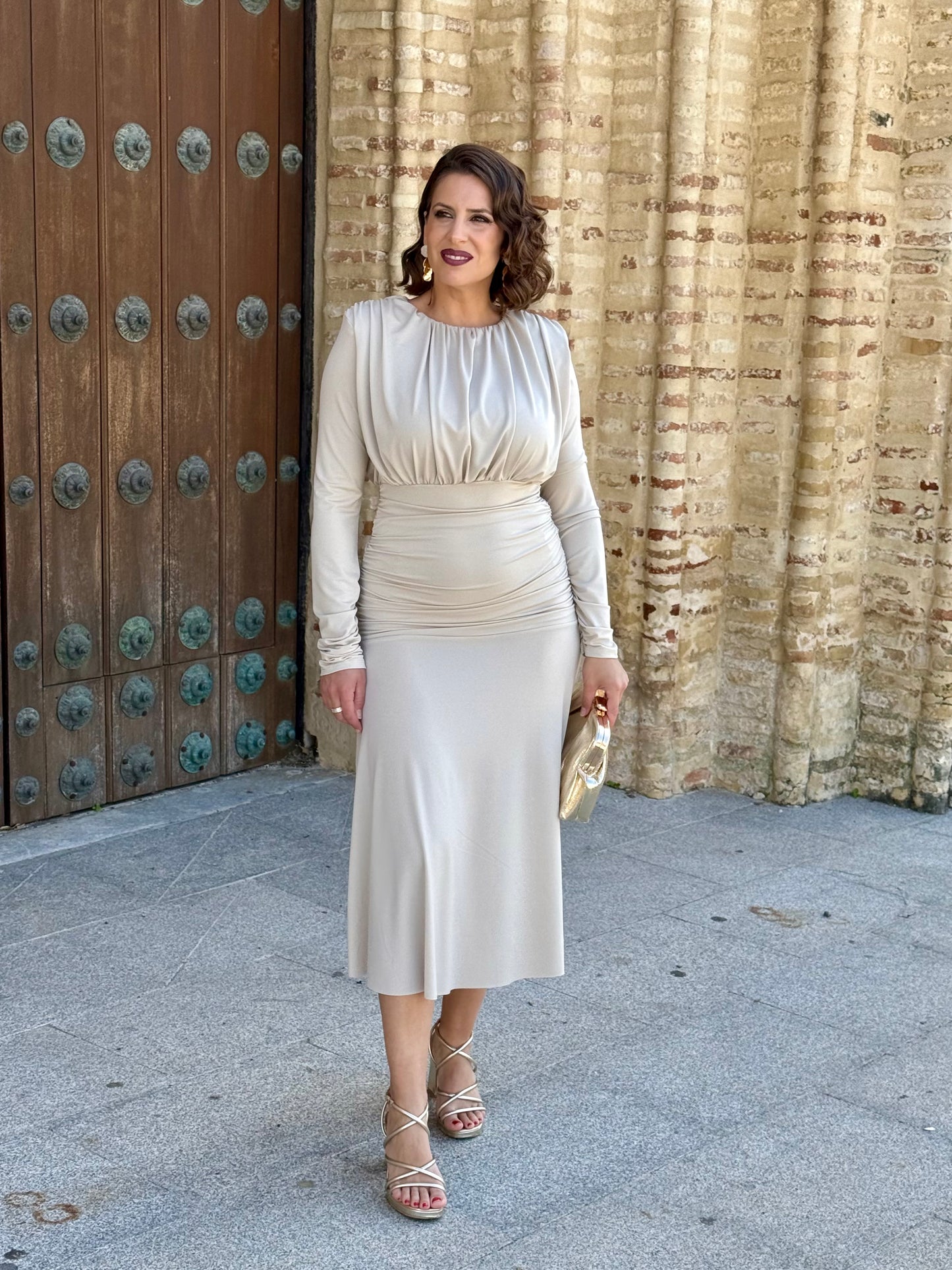 Vestido Burano Beige