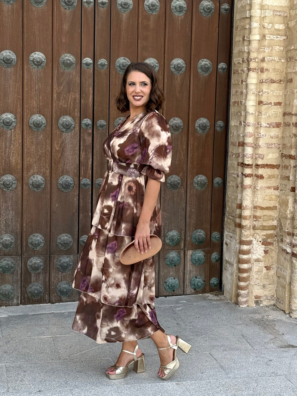 Vestido Capricho Marrón