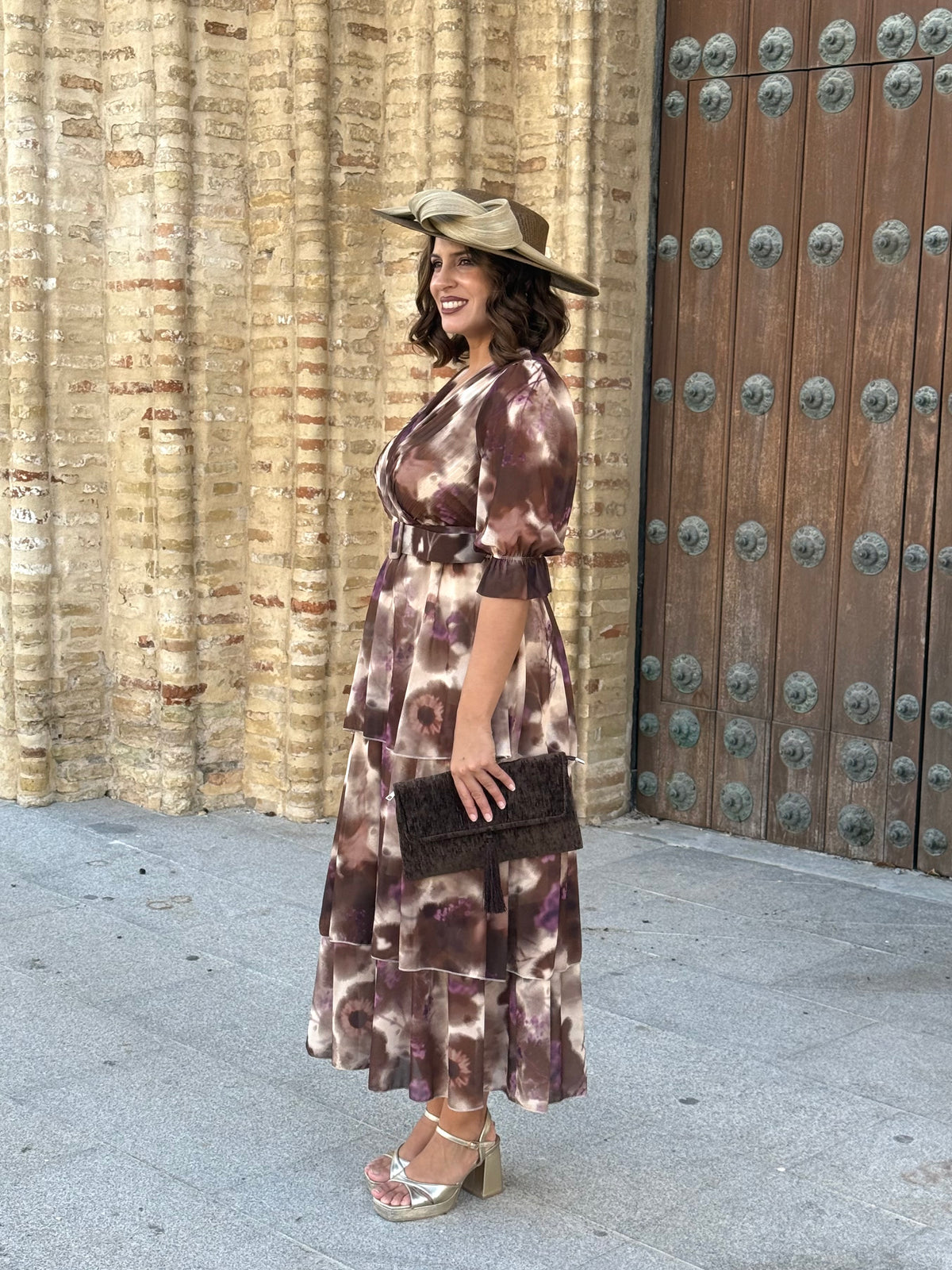 Vestido Capricho Marrón