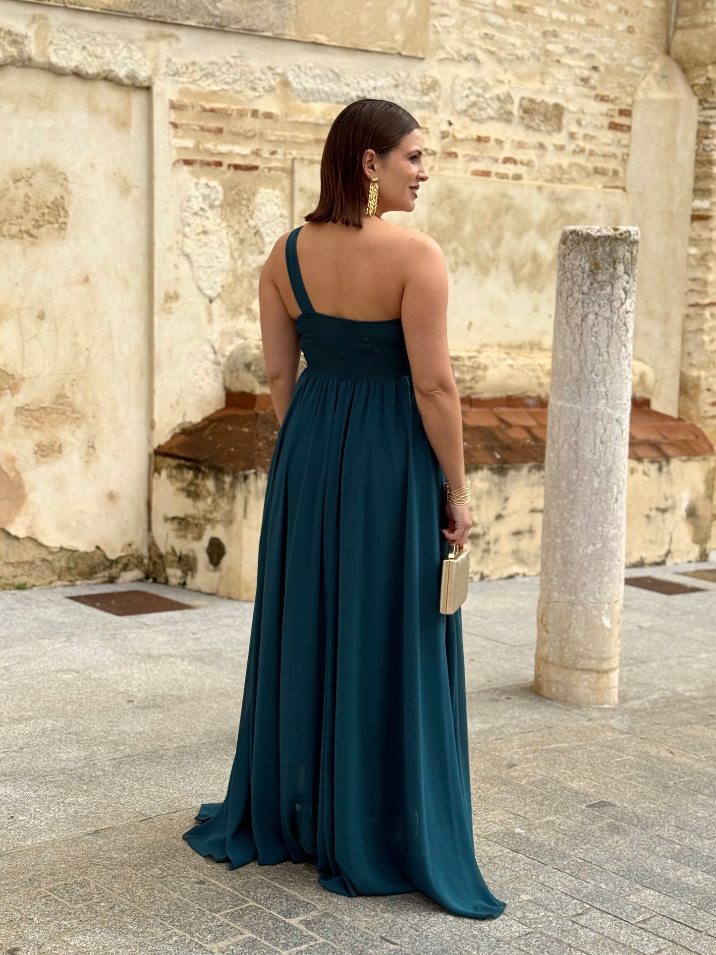 Vestido Samantha Petróleo