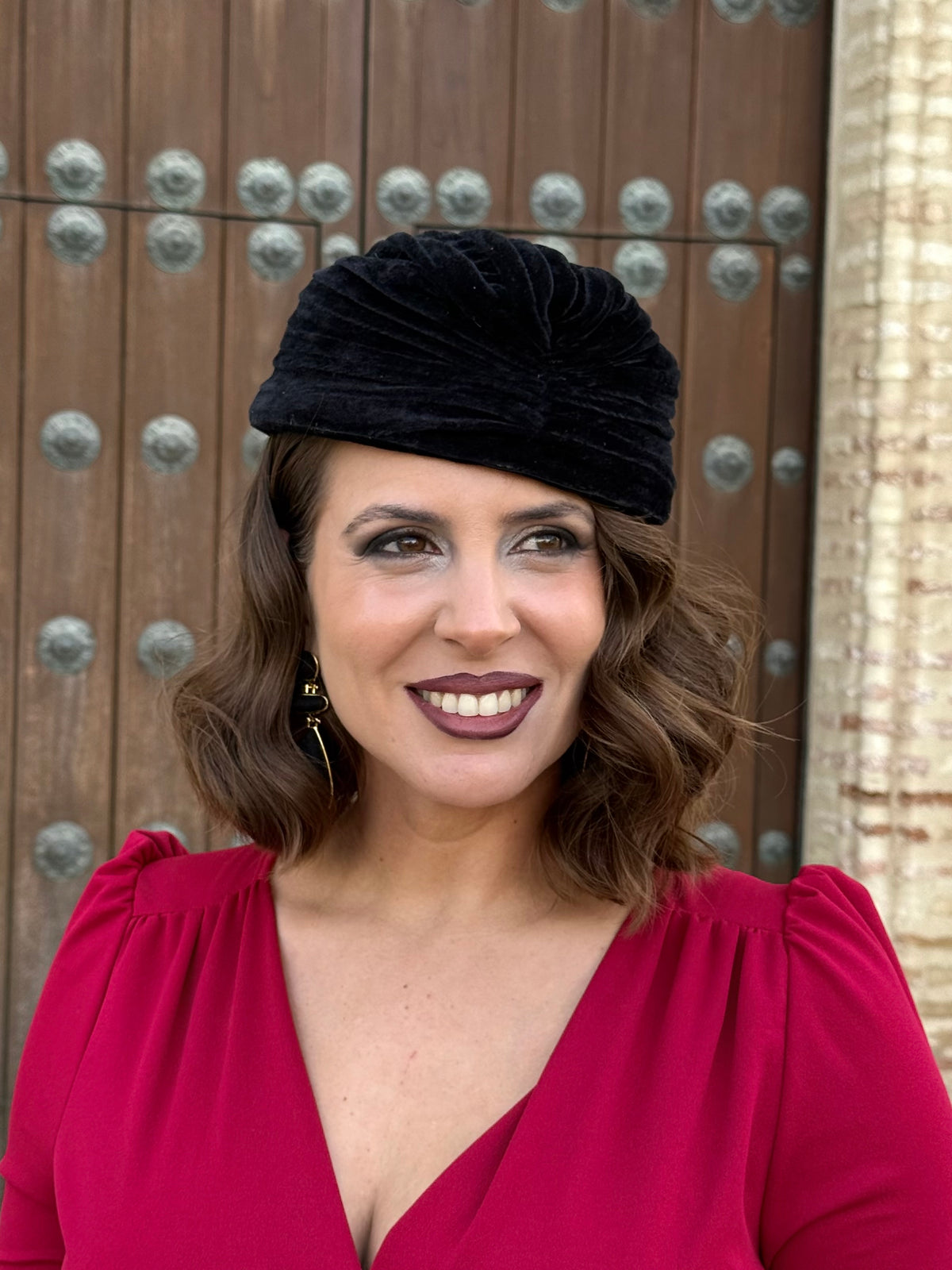 Tocado Casquete de Terciopelo