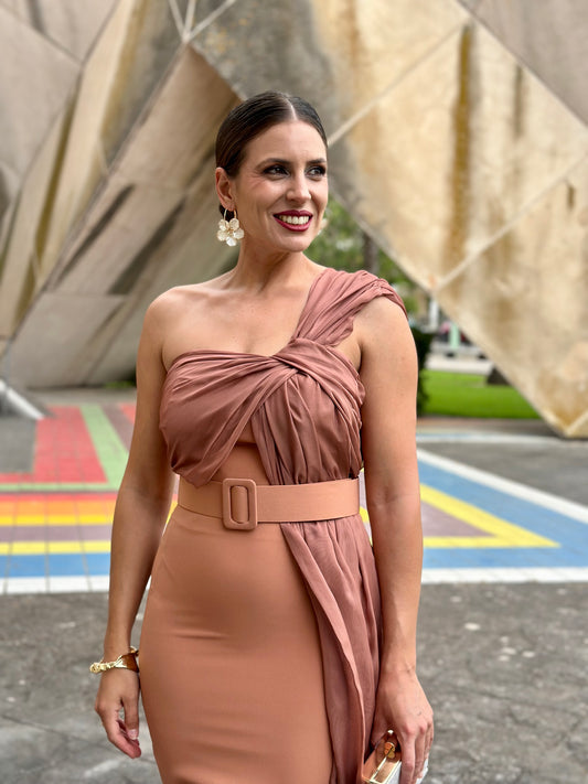 Vestido Serena Mocca