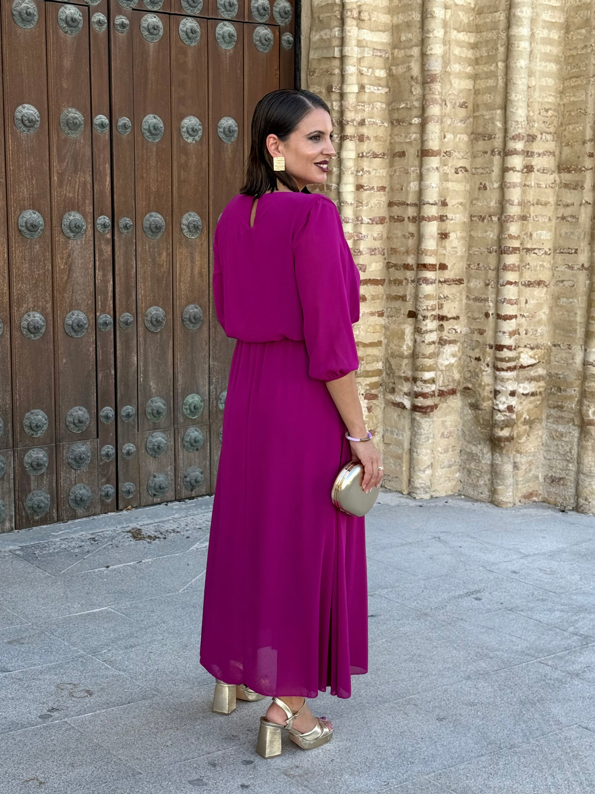 Vestido Miriam Buganvilla