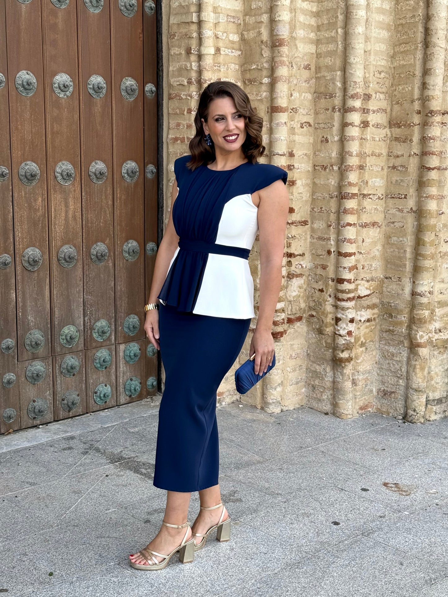 Vestido Venecia Marino