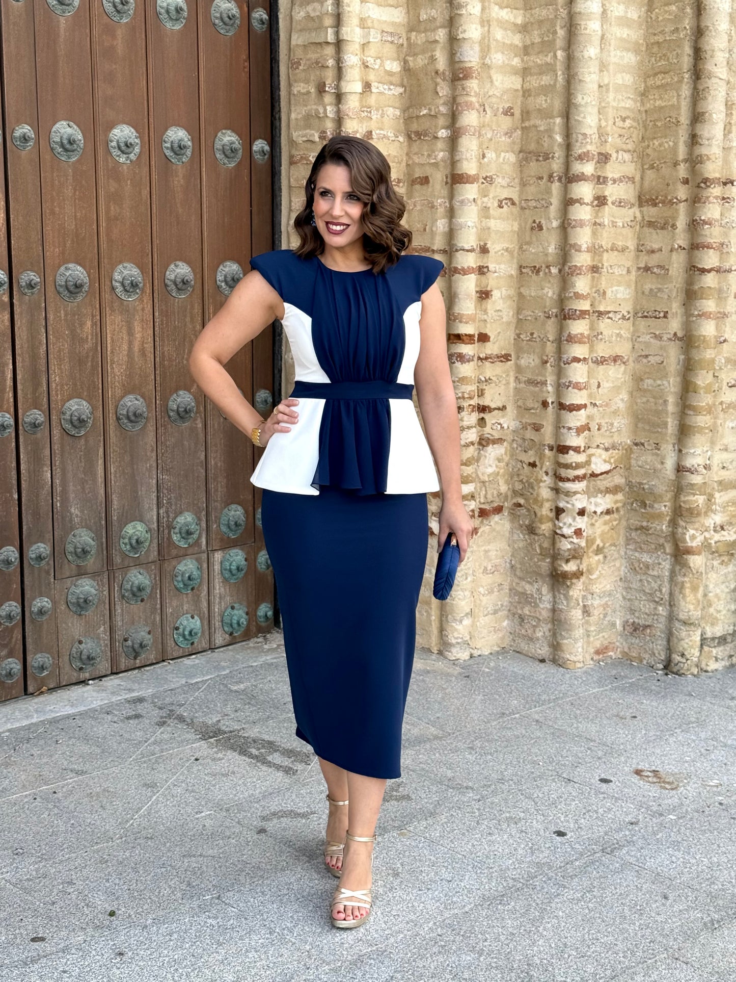 Vestido Venecia Marino