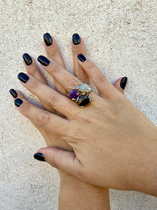 Anillo Trilogía Morado