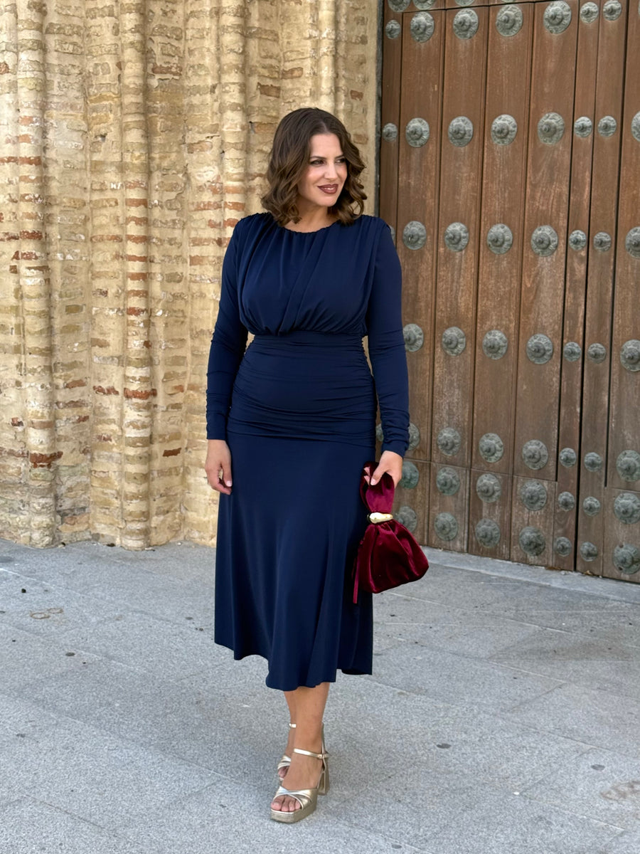 Vestido Burano Azul Marino