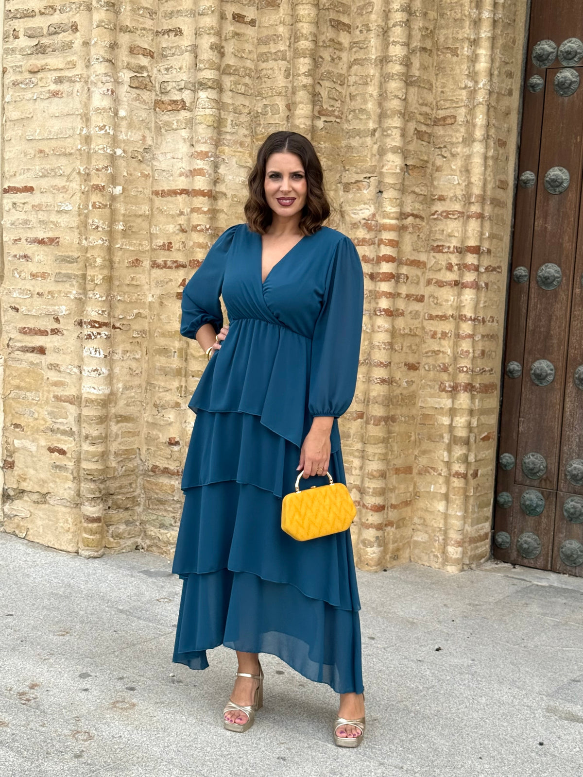 Vestido Salomé Petróleo