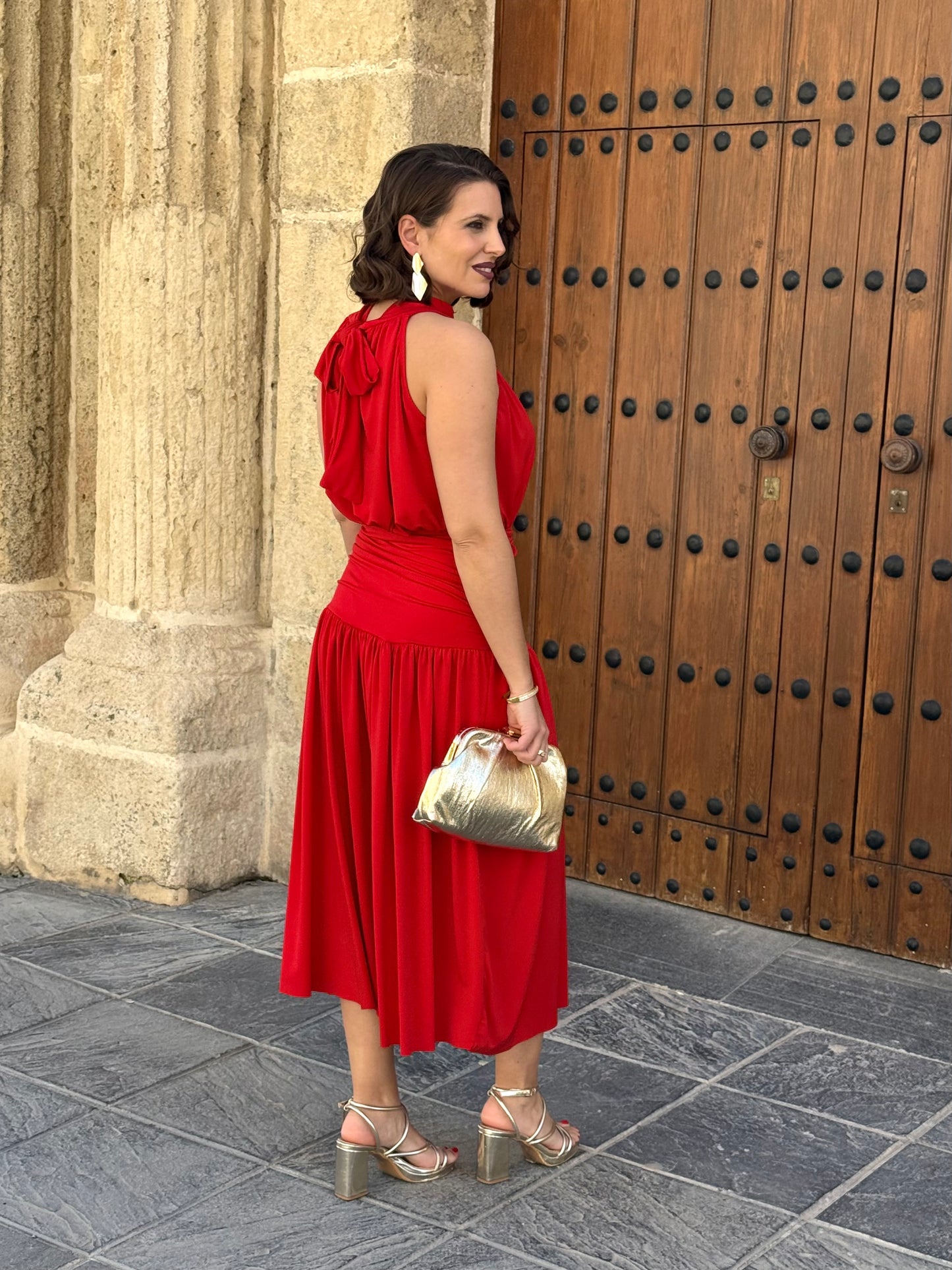 Vestido Aurelia Rojo