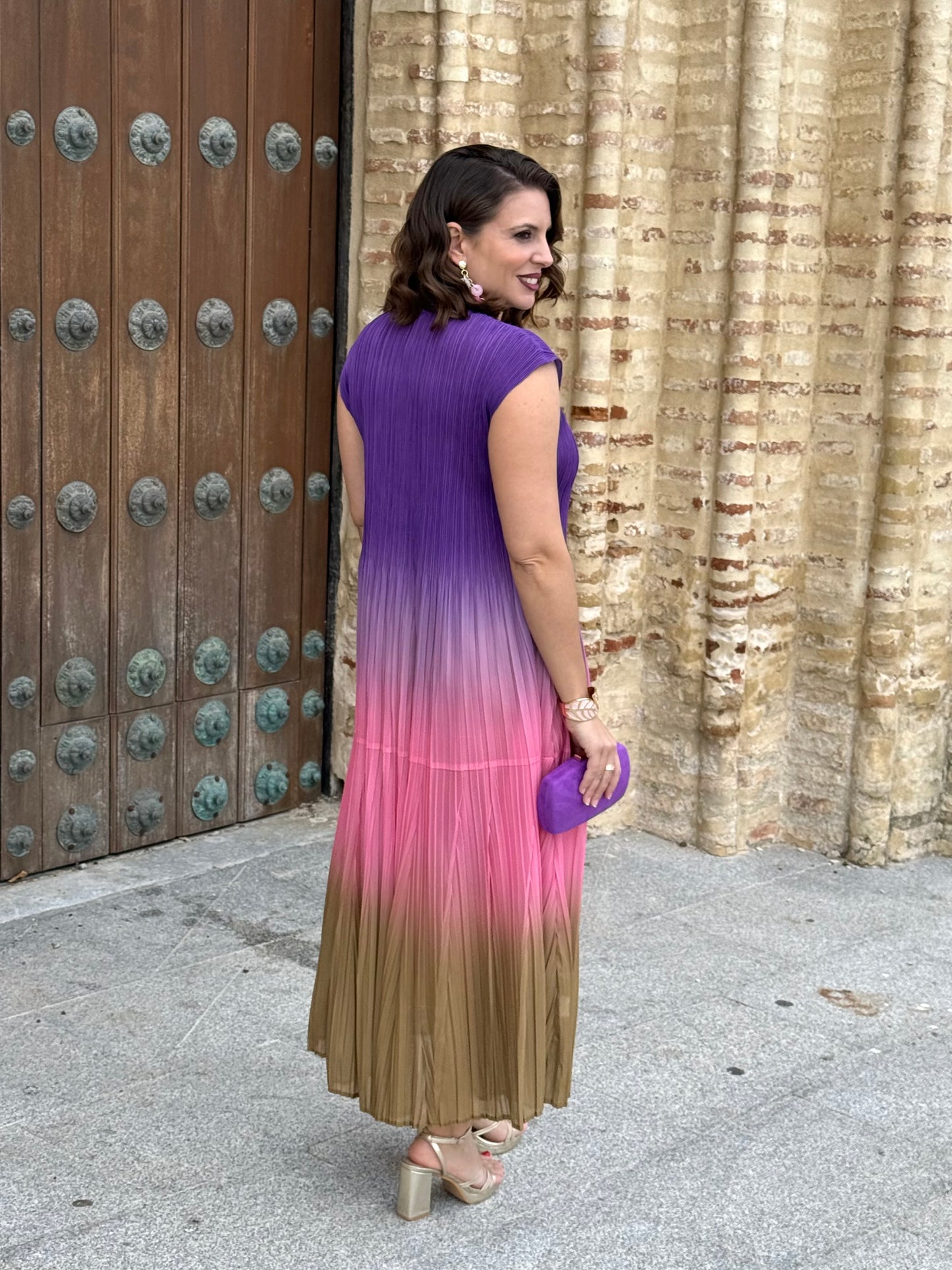 Vestido Armonía Morado/Rosa