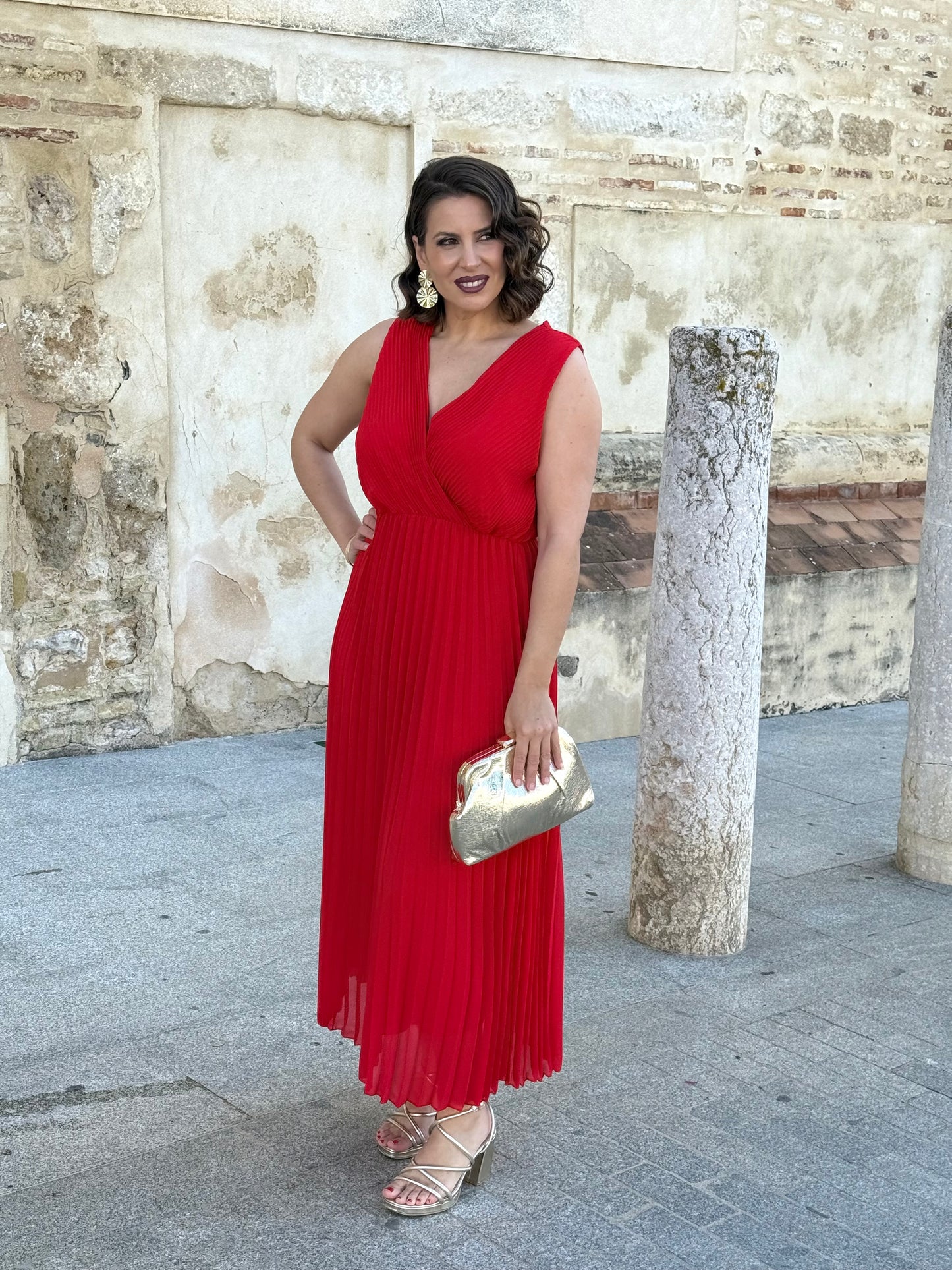 Vestido Sicilia Rojo