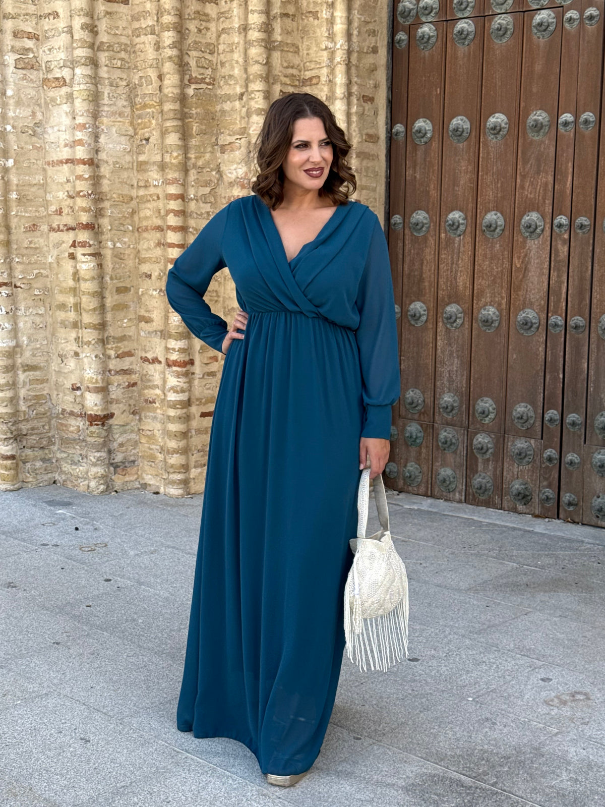 Vestido Ágata Petróleo